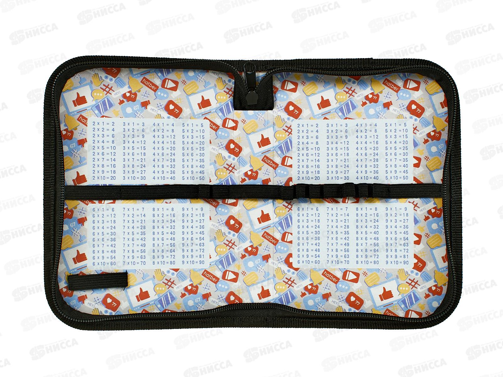 Пенал Hatber 19*13 Баскетбольная лига 1 отд, молн.44042 *12