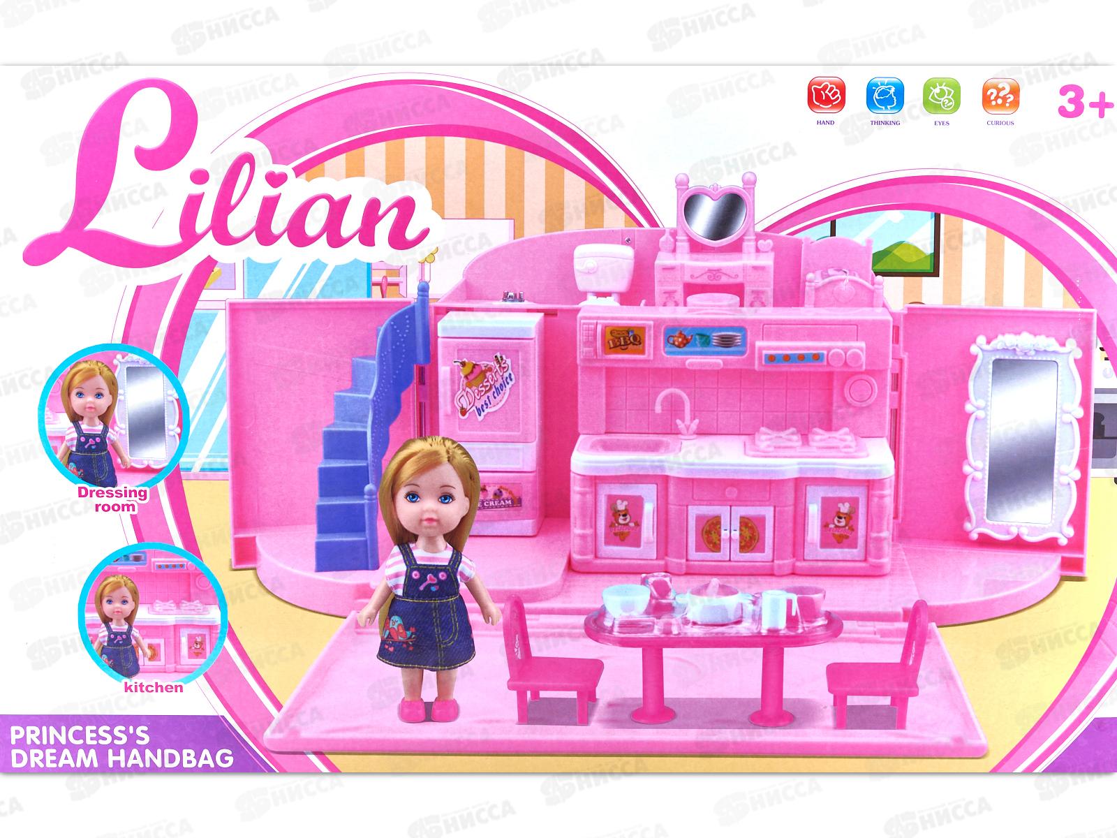 Мебель для куклы 86009 Кухня-Столовая с куклой и аксессуарами  гб