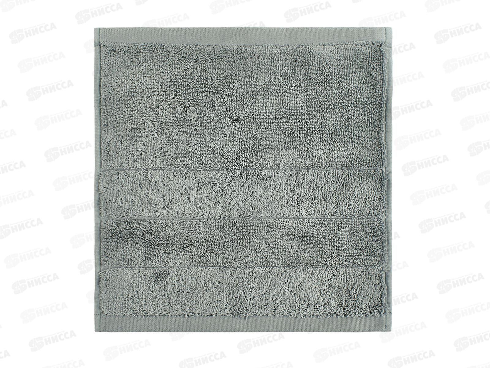 Салфетка махровое 30*30 ПЦ-4.165-5104 1сор Tenerezza 18-4005 серый