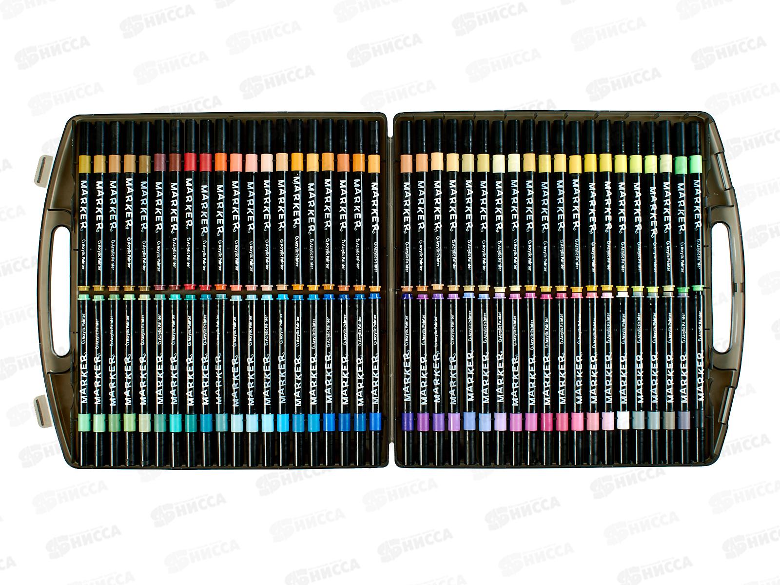 Маркеры MAZARI Lumo акриловые 80цв, M-15231-80 *9/18