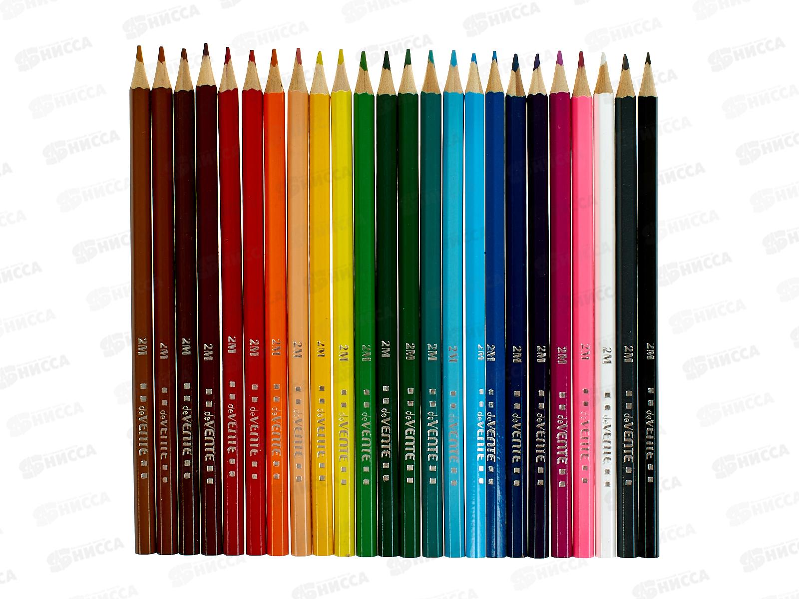 Карандаши 24цв deVente Korokoro шестигр. к/у 5024534 *6/120