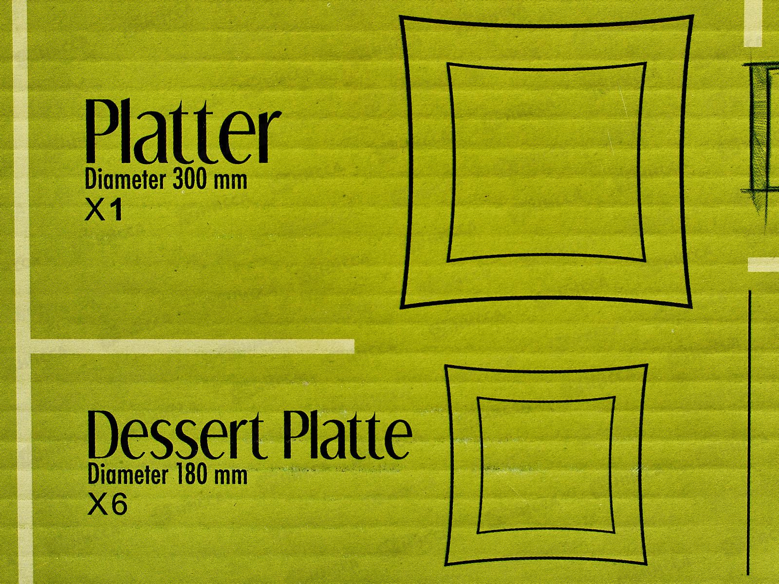 Набор тарелок из 7шт &quotАркофам&quot 522А