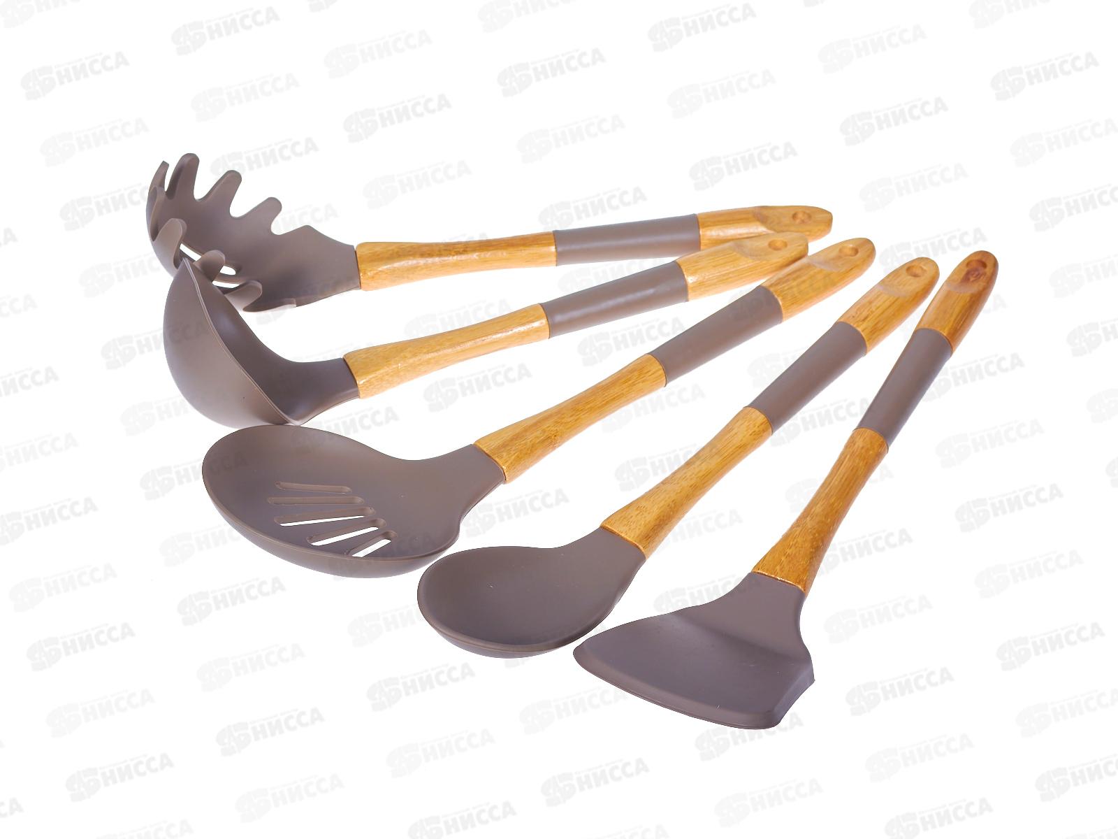 Набор кухонных принадлежностей 74-102 6пр Linea Bamboo