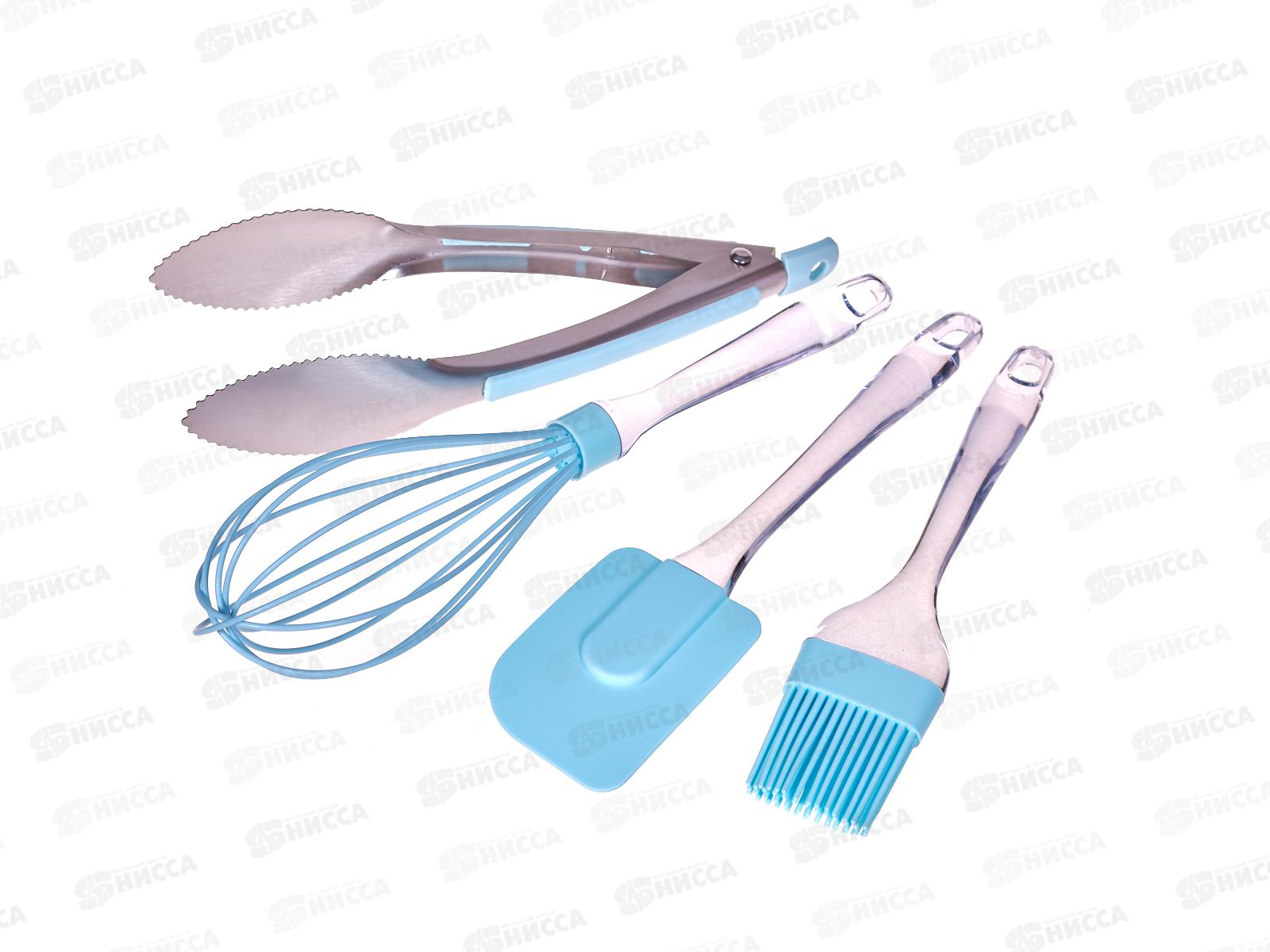 Набор кухонных принадлежностей 74-103 4пр Linea Silicone