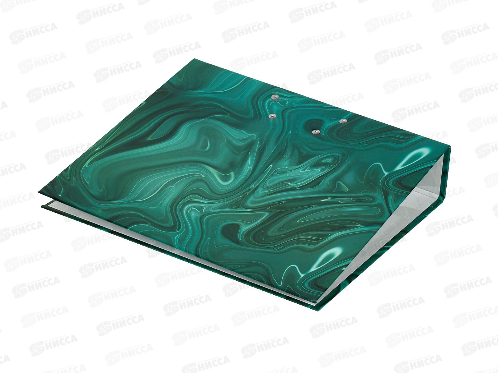 Регистратор А4 75мм LAMARK зеленый &quotКамень&quot собр., 803 *30