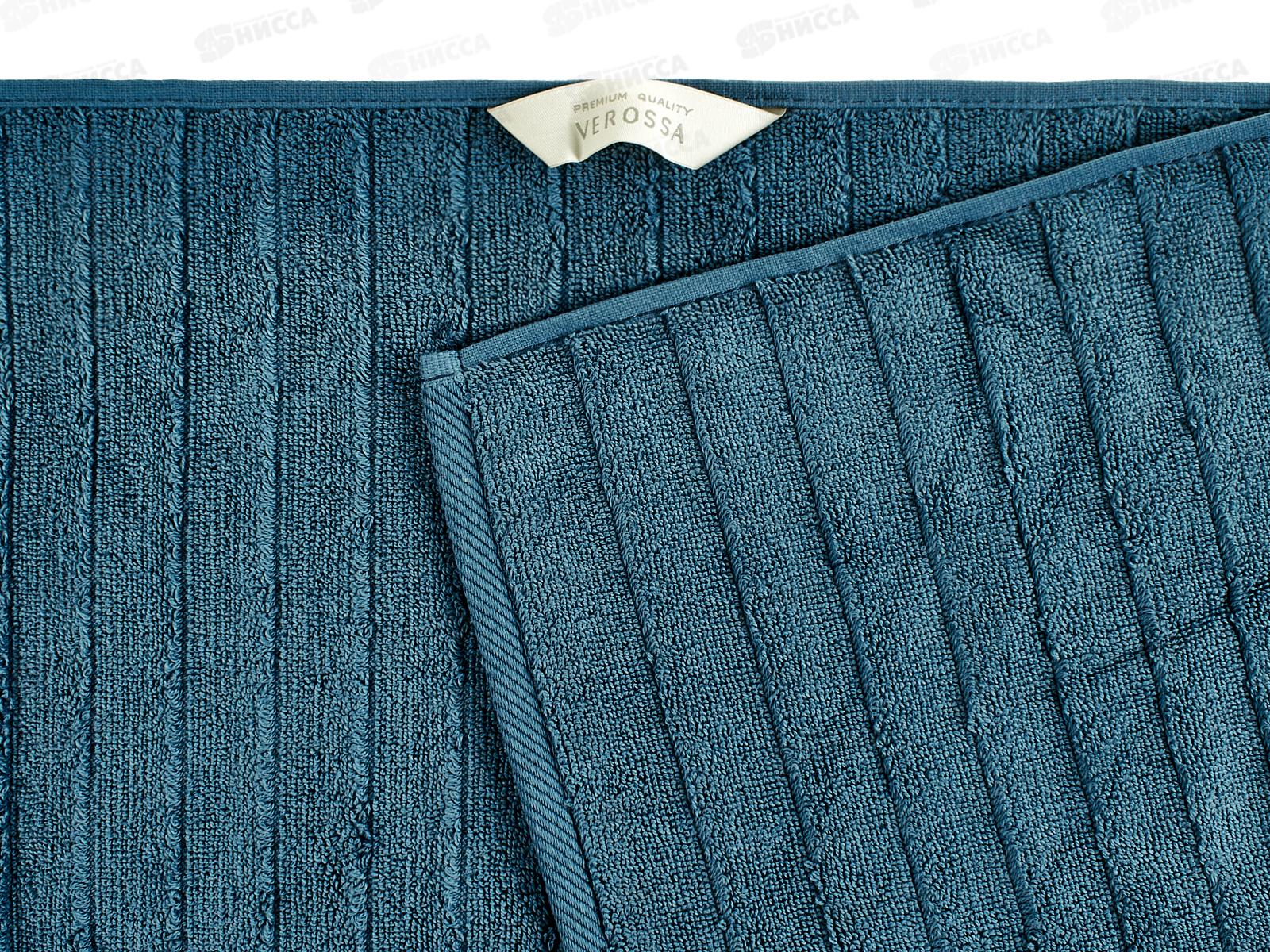 Полотенце 50*90 MX52 Verossa Steps texture Темная-лазурь