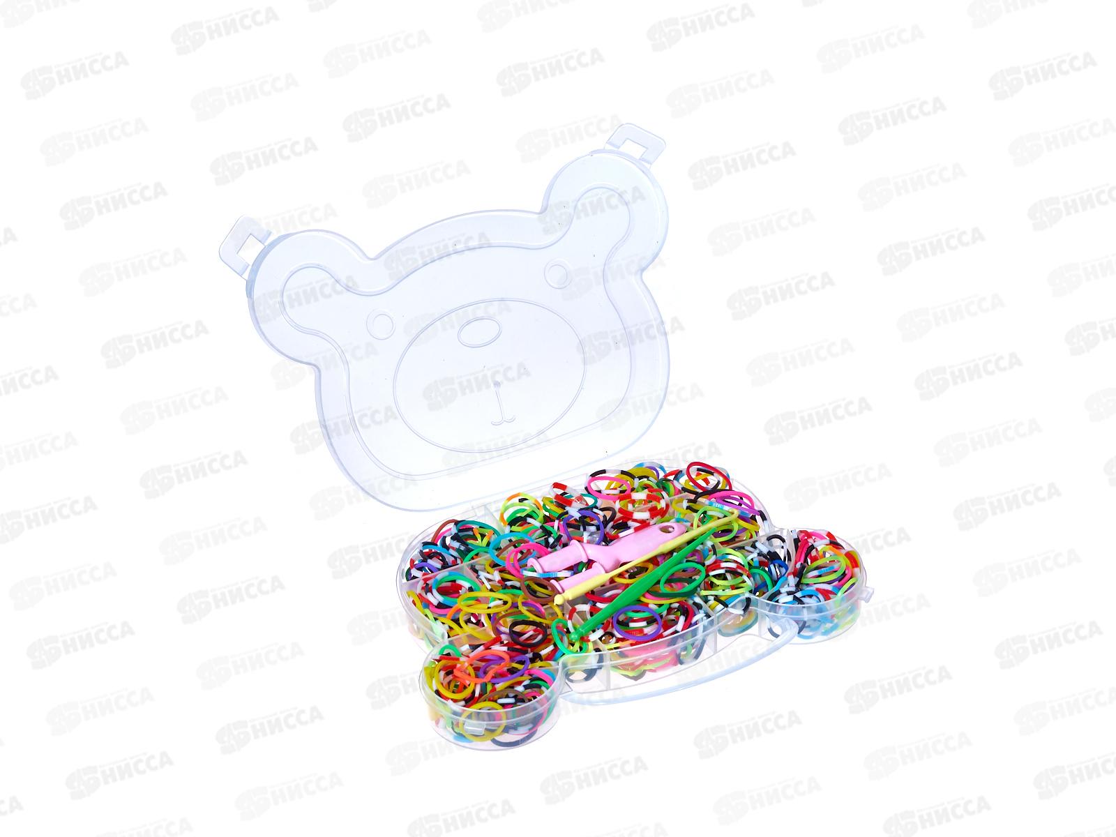 Набор резинок д/плетения браслетов TZ-32112 (700шт) Мишка