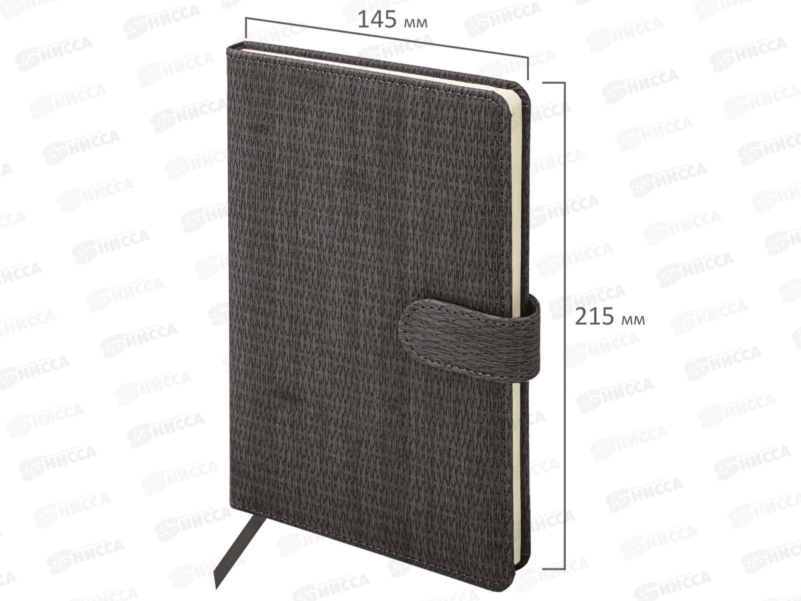 Еженедельник BRAU 2026 А5,Augustus п/кожу, черный, 117161 *10