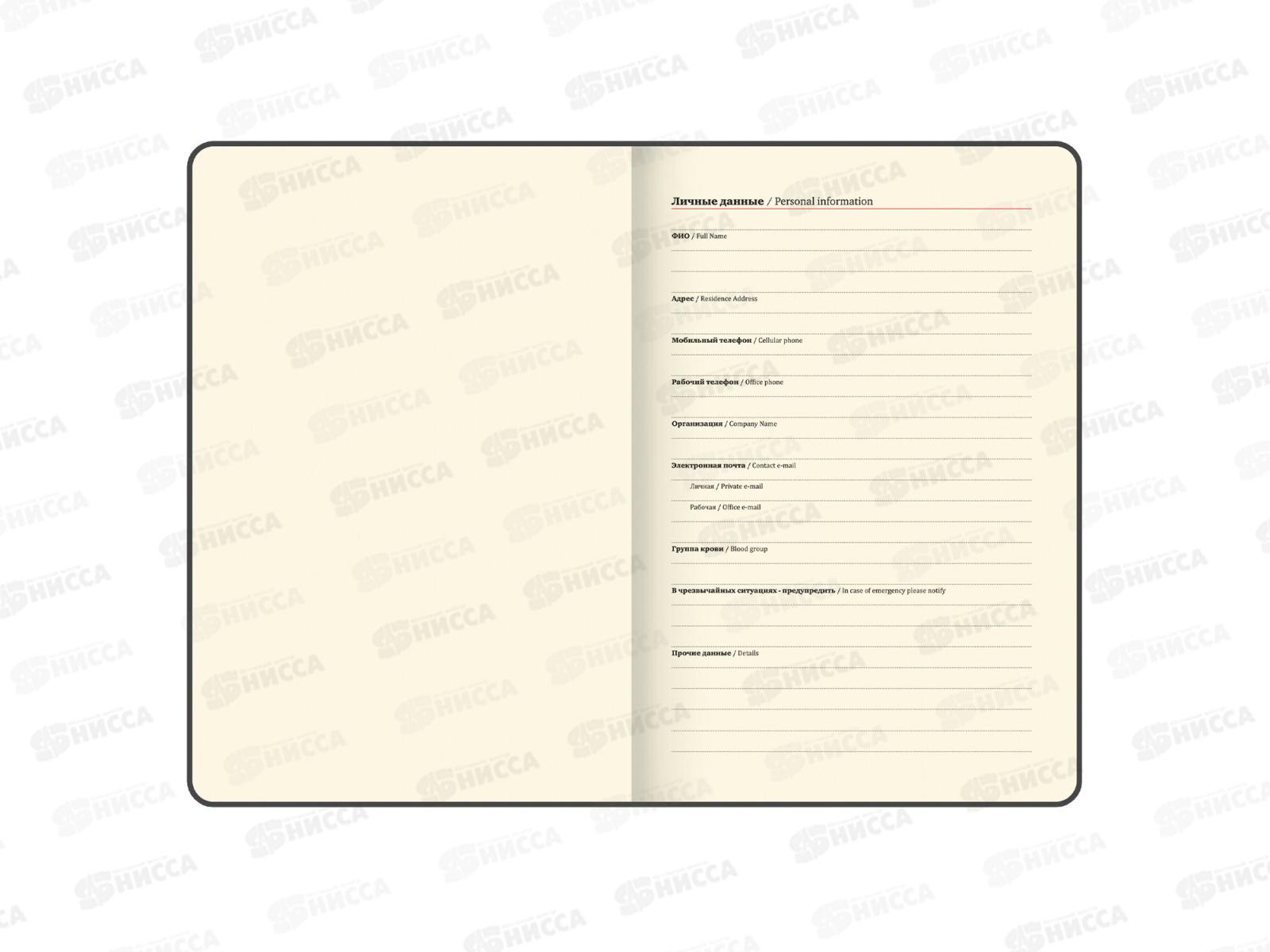 Еженедельник BRAU 2026 А5,Iguana п/кож,коричневый.,117169 *12