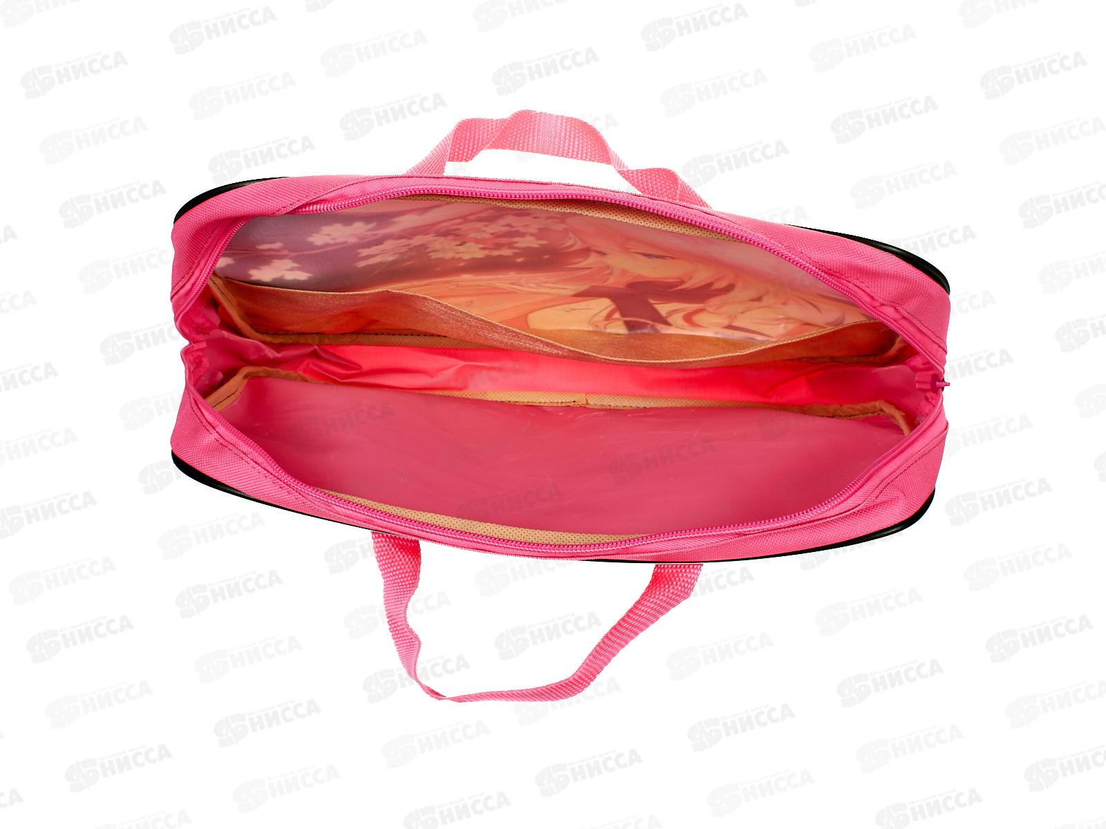 Папка на молнии BEIFA Анимэ Сакура А4 широка, с ручками  А4-7С139 *3