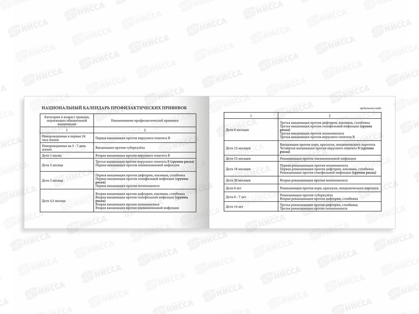 Сертификат о профил. прививках STAFF  А6, 12л. 130253 *40