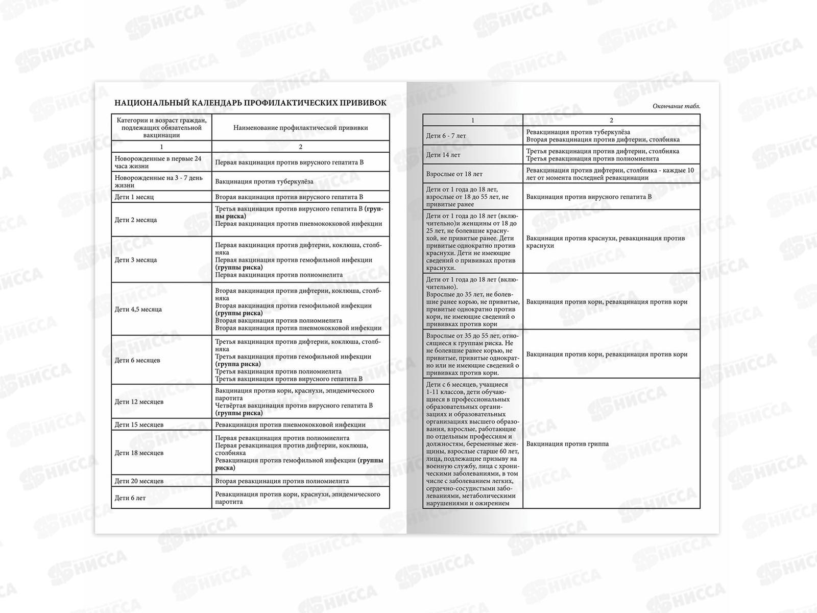 Сертификат о профил. прививках STAFF  А6, 6л. 130252 *40