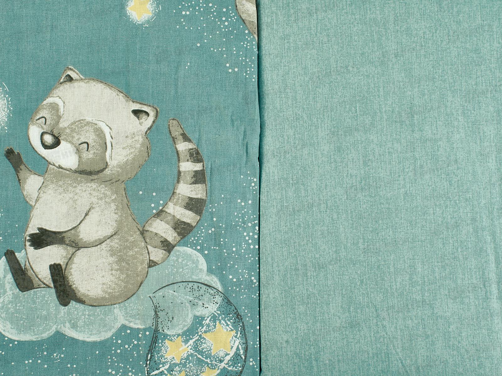 Комплект постельного белья 1,5сп Бязь 120гр НН Енотики 500405-1+510333-21 70*70(1шт)