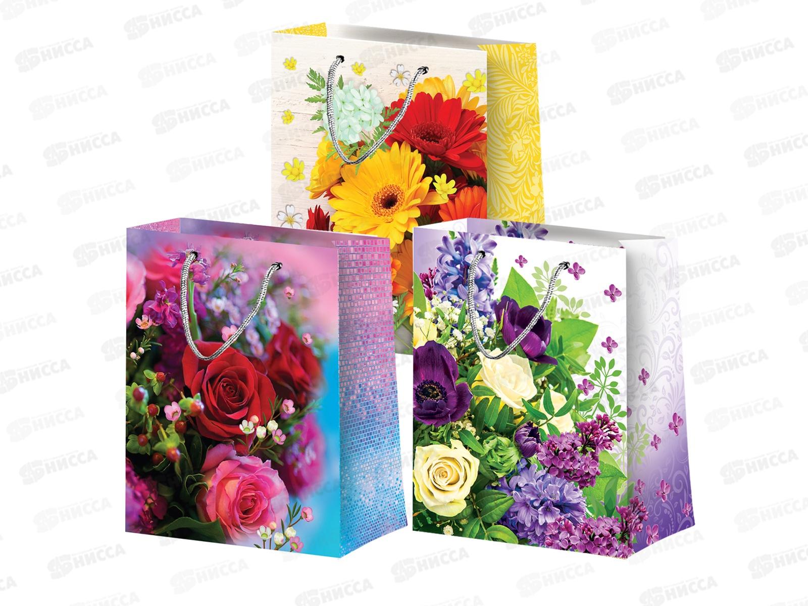 Пакет бум. лам. M 18*10*22,7 Микс №2 *12