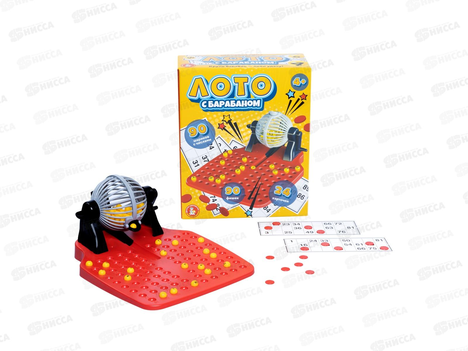 Игра настольная &quotЛото&quot с барабаном 05907