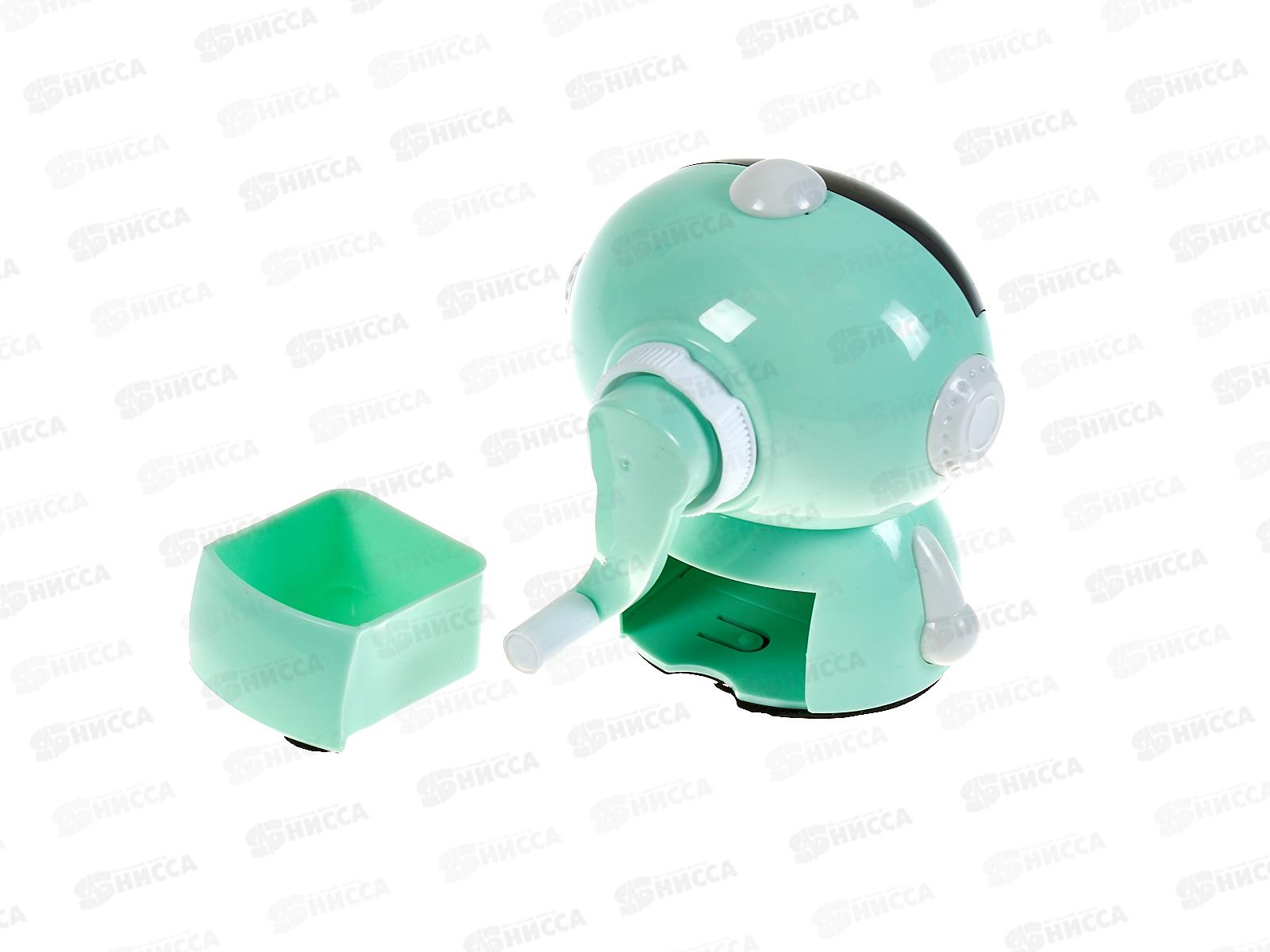 Точилка Profit механическая 1 отв. Удивленный робот, ТК-0139 с контейнером