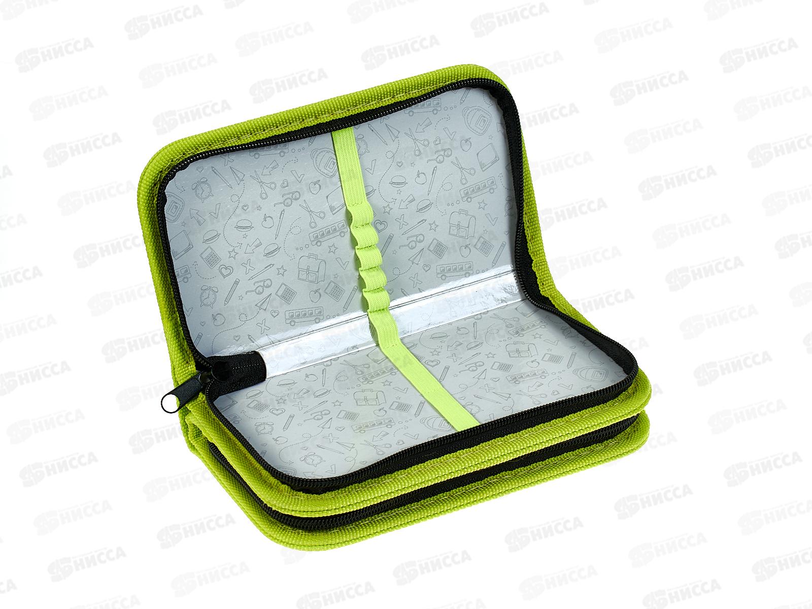 Пенал 2-секц Profit большой Дикие животные, 190х105, ПН-1735 *32