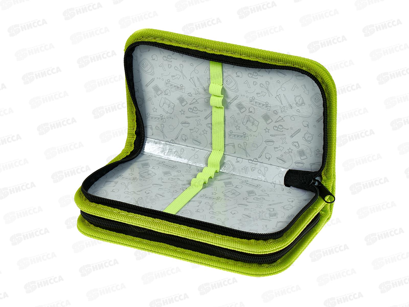 Пенал 2-секц Profit большой Дикие животные, 190х105, ПН-1735 *32