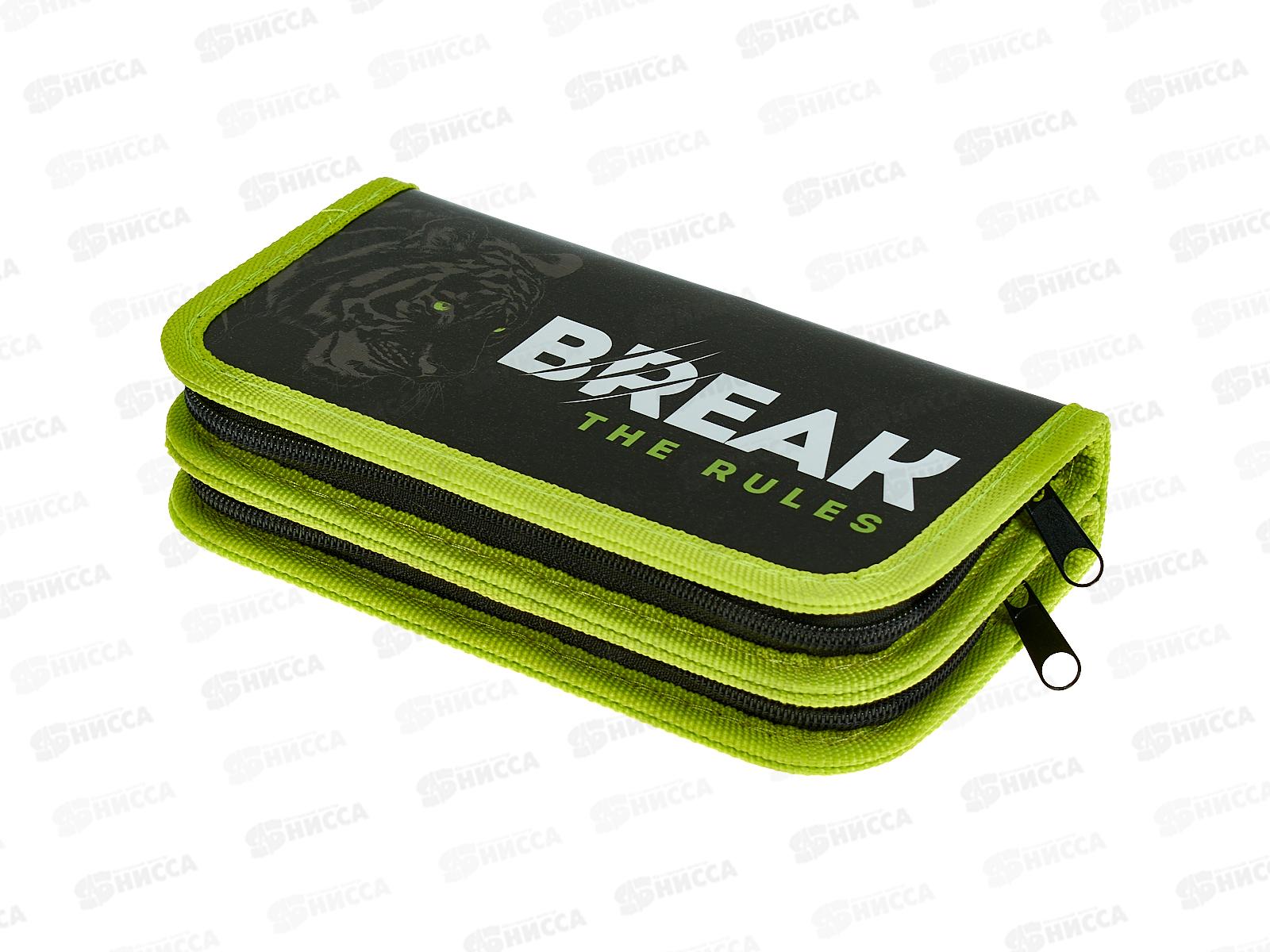 Пенал 2-секц Profit большой Дикие животные, 190х105, ПН-1735 *32