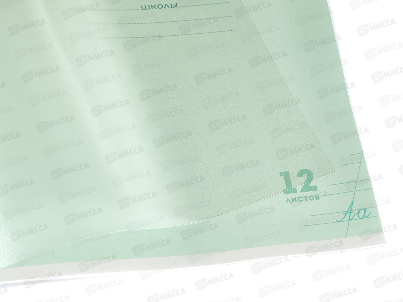 Тетрадь 12л косая линия ПП Классика NEW Зеленая, 12-1422 *10/240