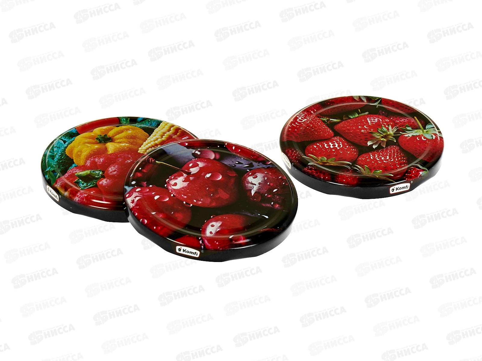 Крышка для консервирования Твист-0фф диам.82мм литография &quot Калейдоскоп&quot *10/800