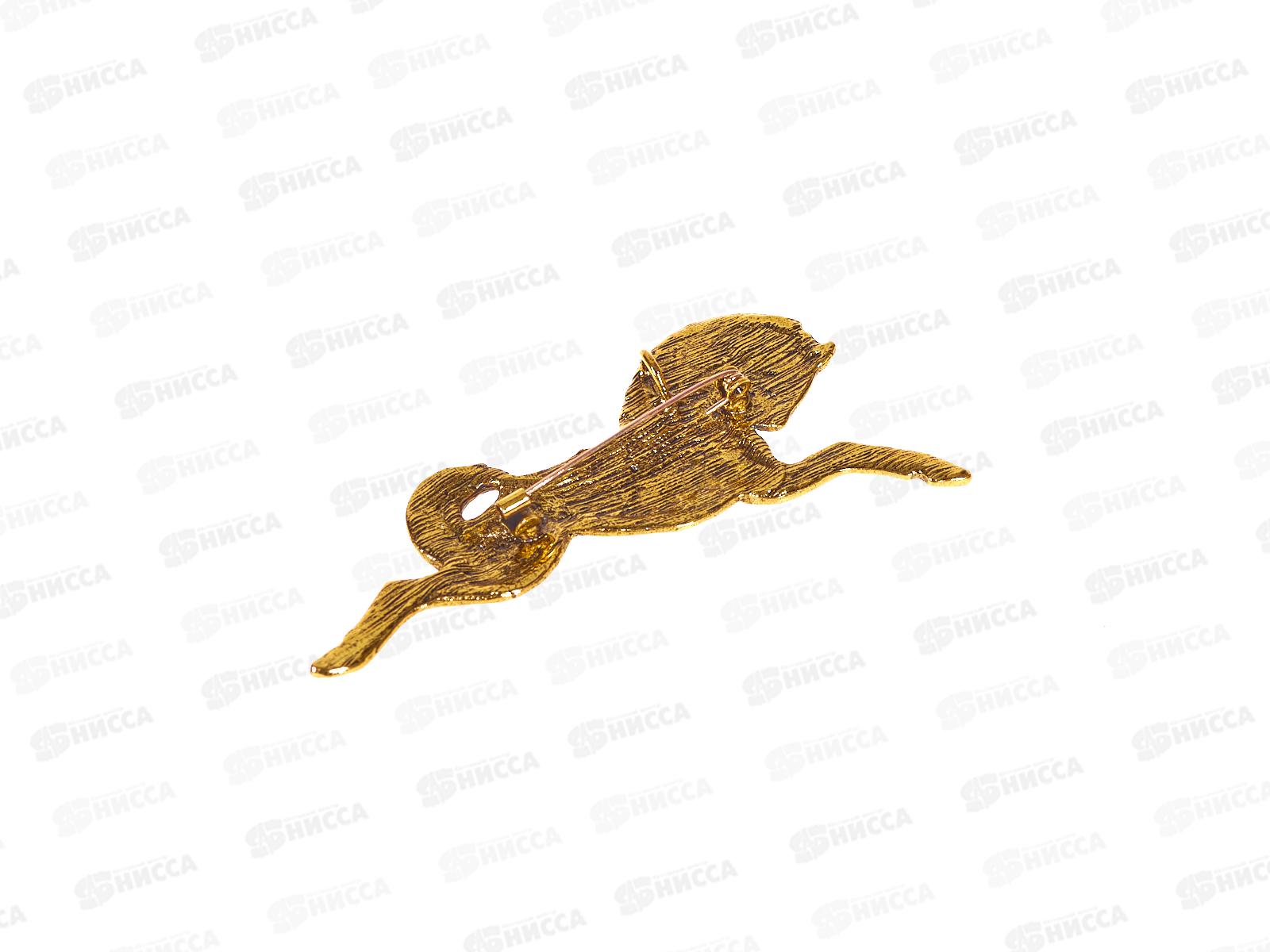 Брошь &quotBest Podarok-Valkyrie&quot золото 9*4см 654-0322