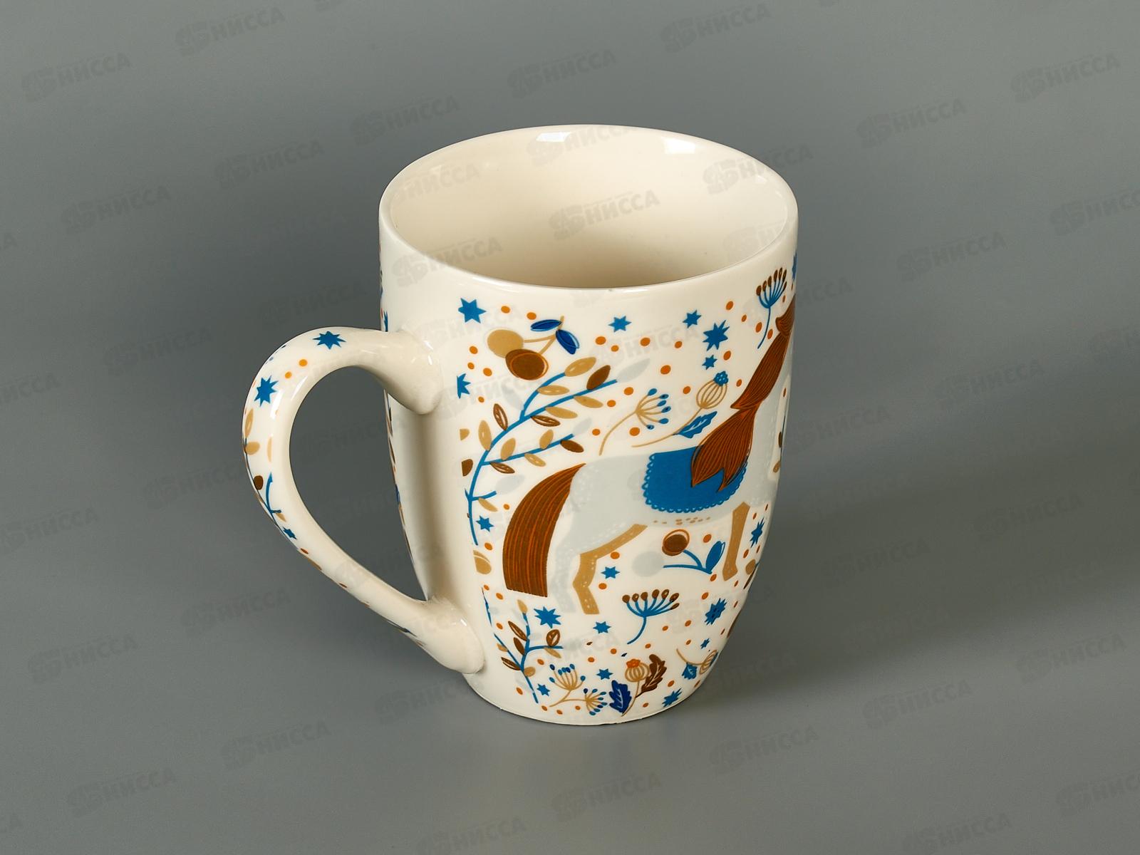 Кружка 340мл &quotЛошадь Луговые кони&quot микс 889-0527