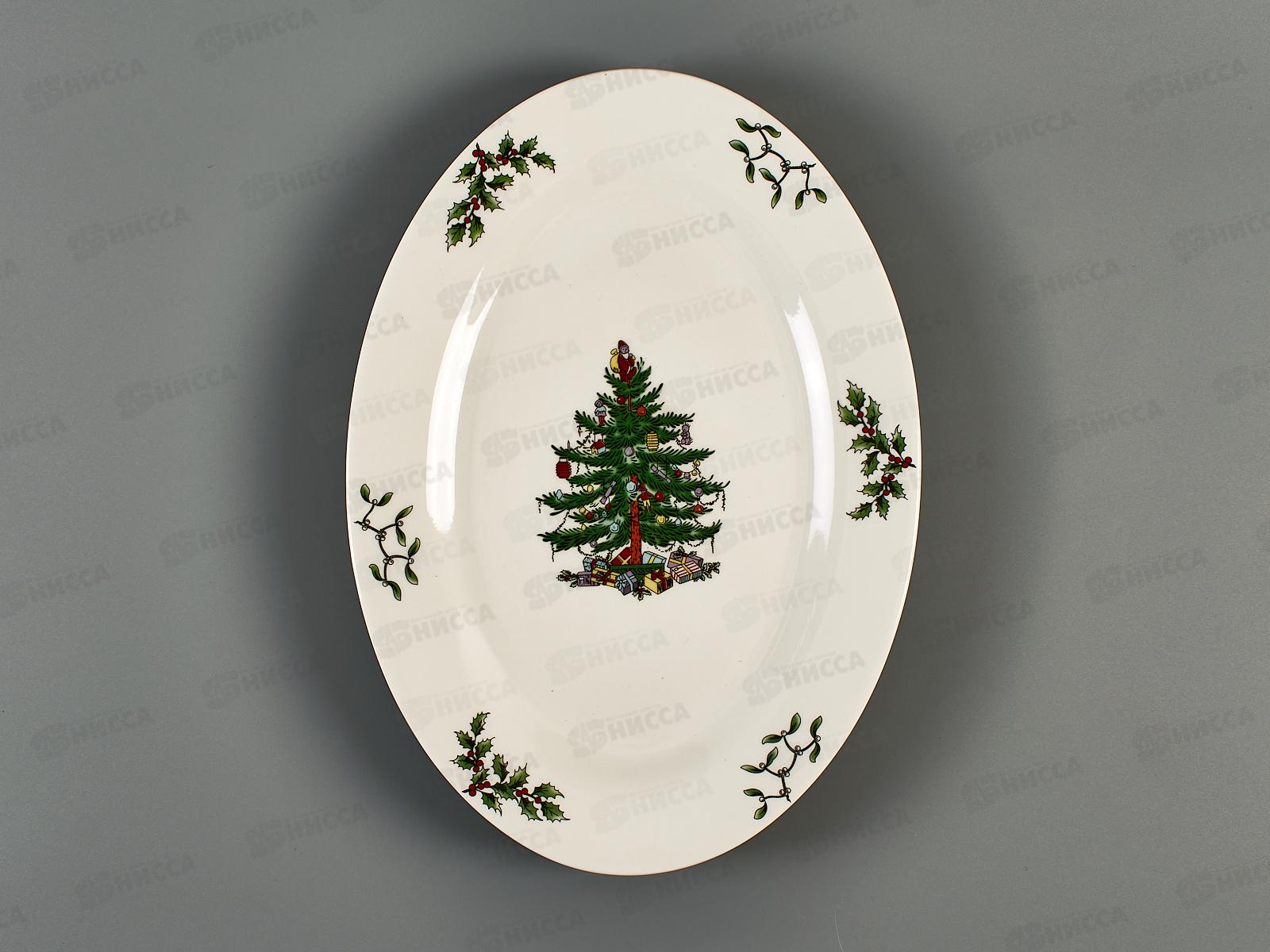 Блюдо &quotЕлочка&quot керам 29,5*21*2,5см 893-257