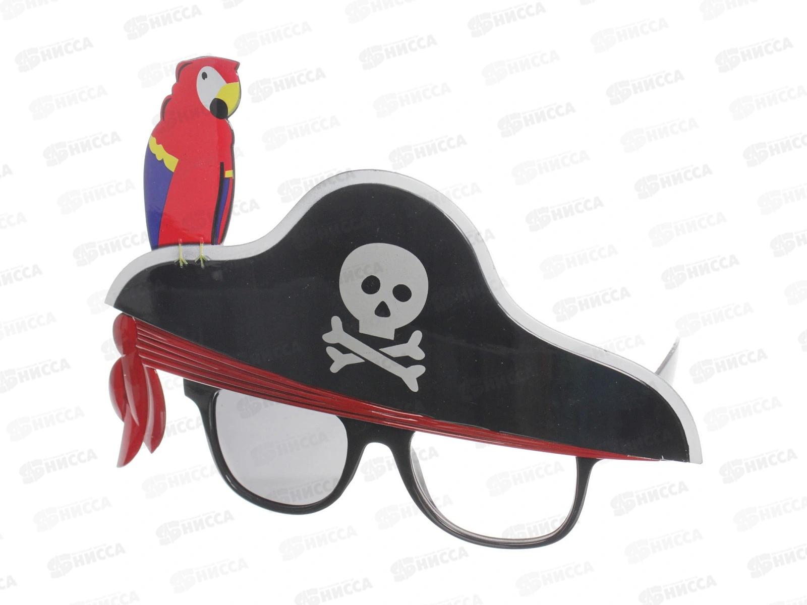 Очки карнавальные  &quotПират&quot 20*16см 774-289