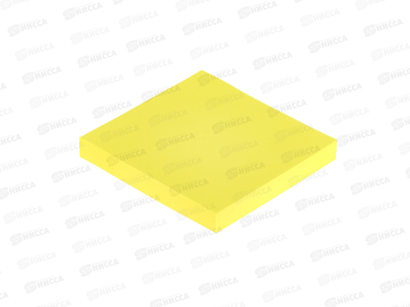 Блок липкий Workmate 76*76мм, неоново-жёлтый, 100л, 14-8341 *12