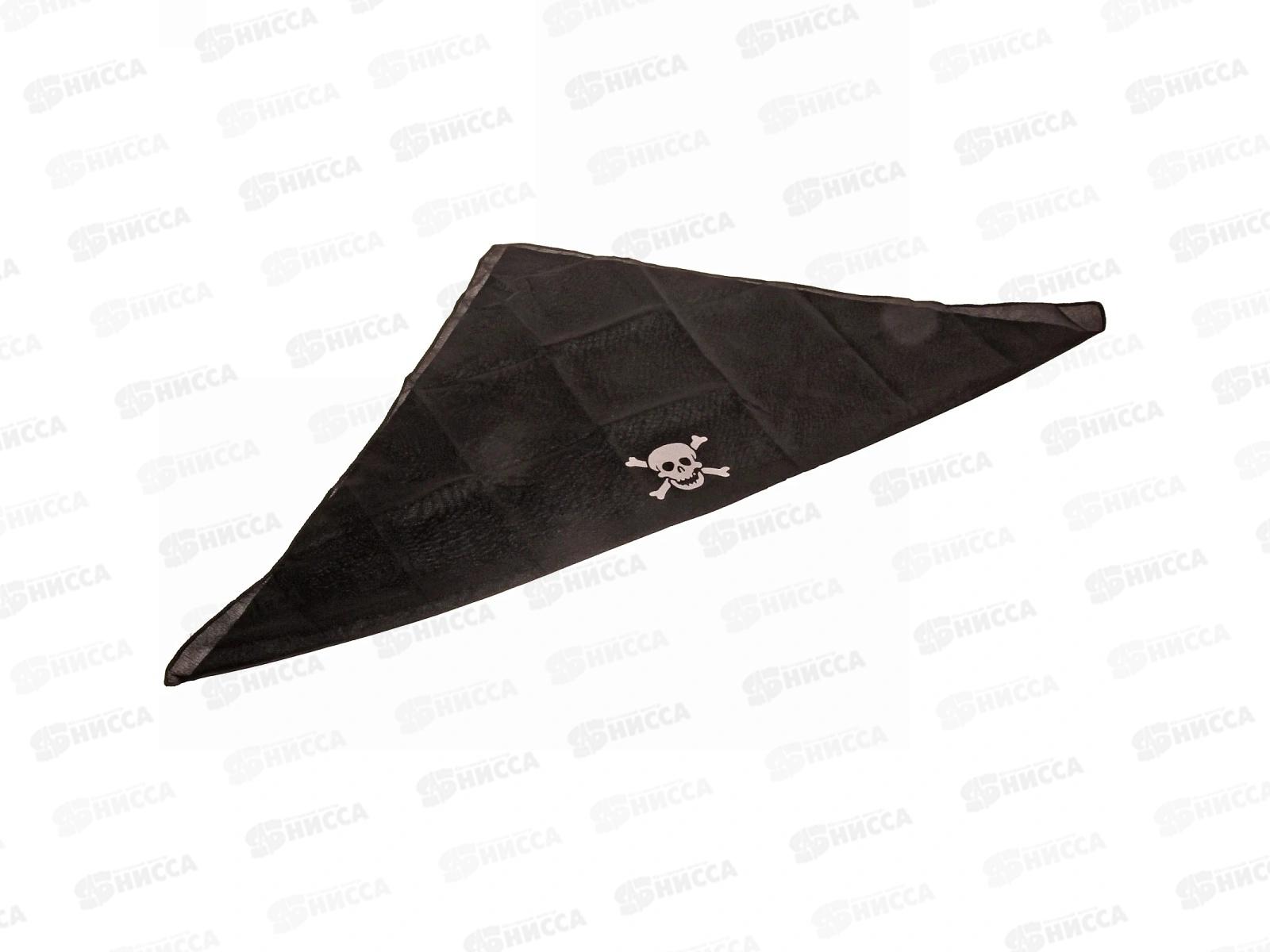 Карнавальный аксессуар &quotБандана Пирата&quot черный 770-0478