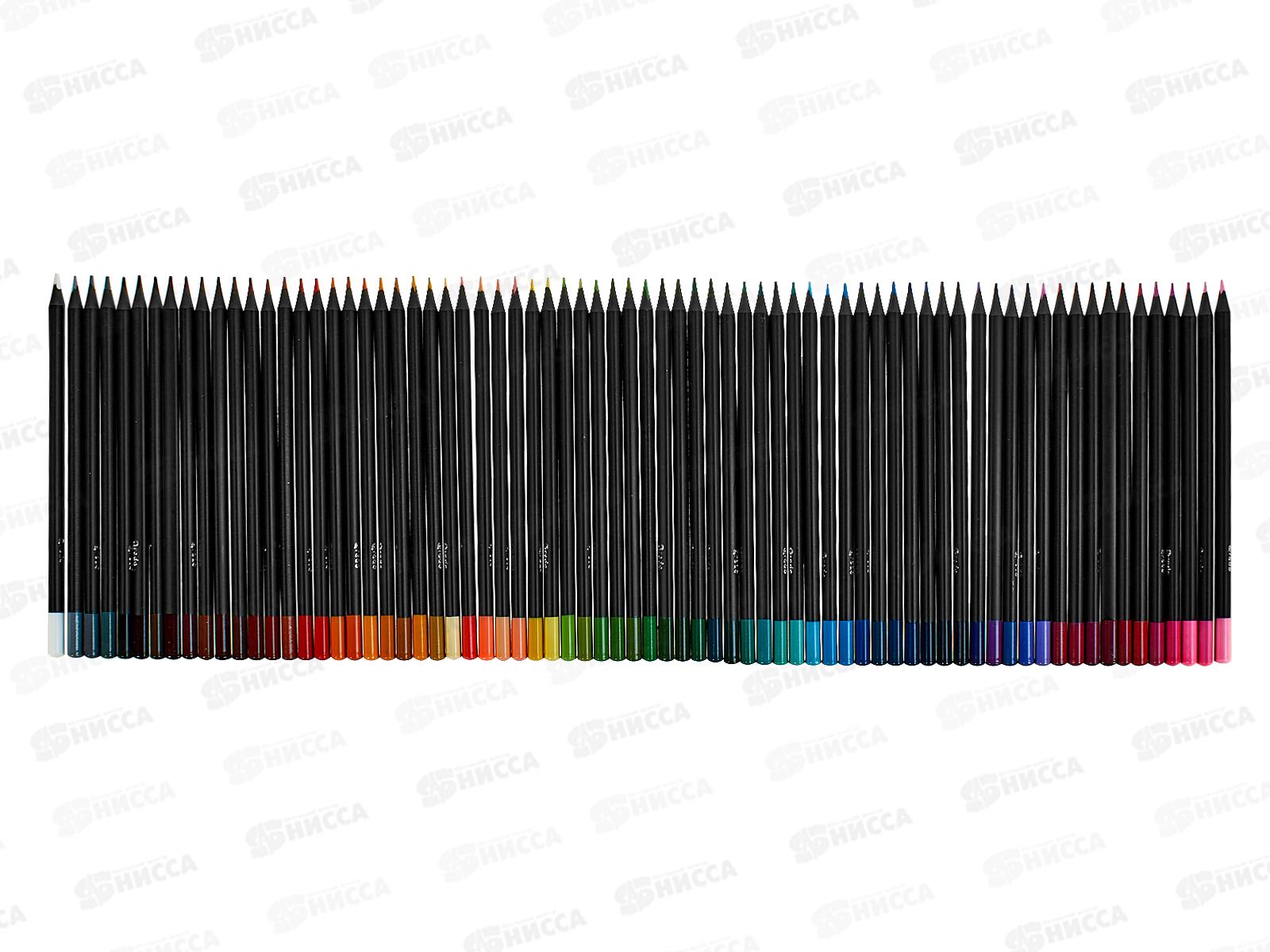 Карандаши 72цв QREDO &quotFOX&quot пластик, трехгранные, 15-6599  *2