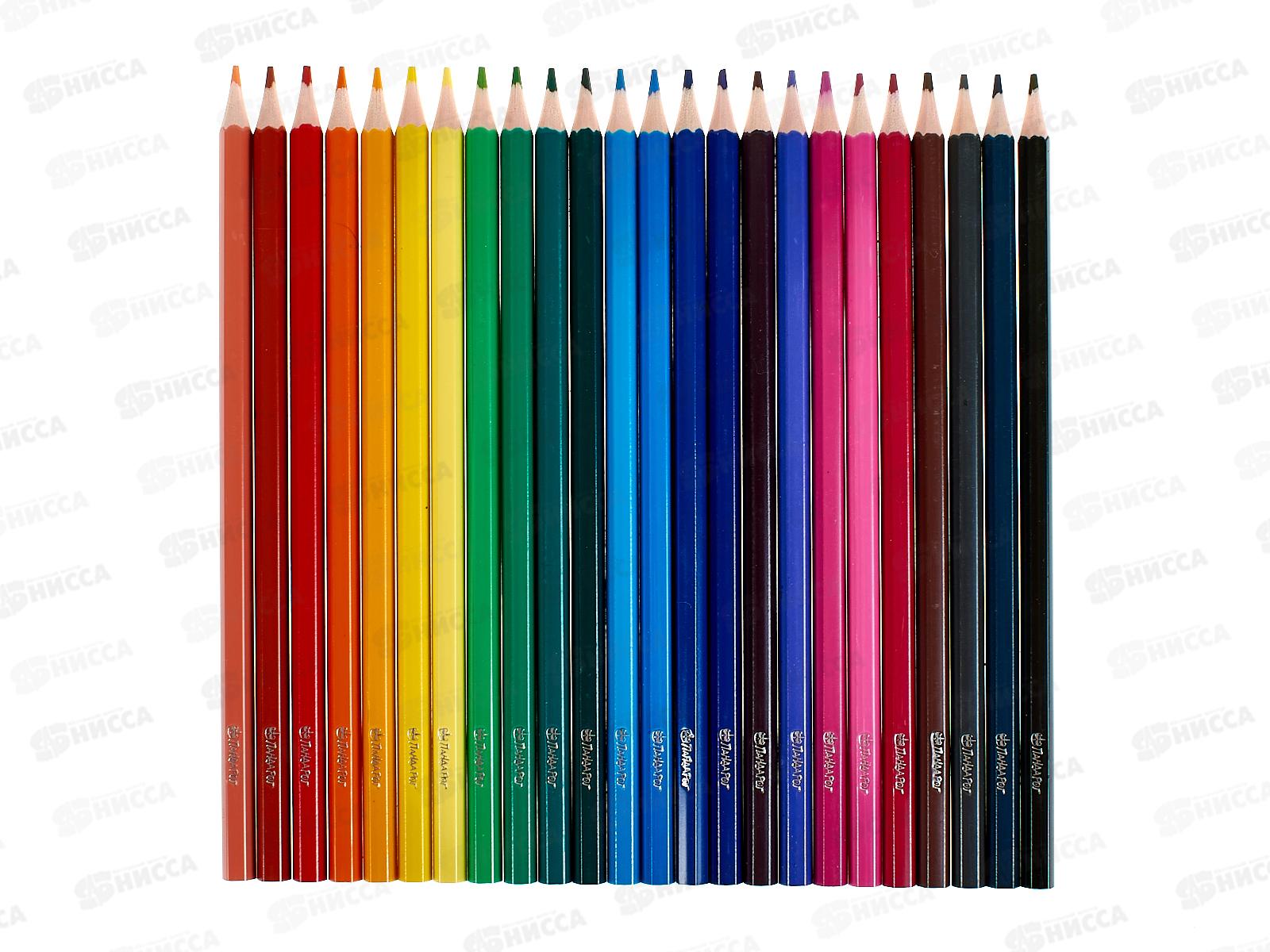 Карандаши 24цв ПандаРог &quotНиндзя&quot пластик, 15-5903 *6/120