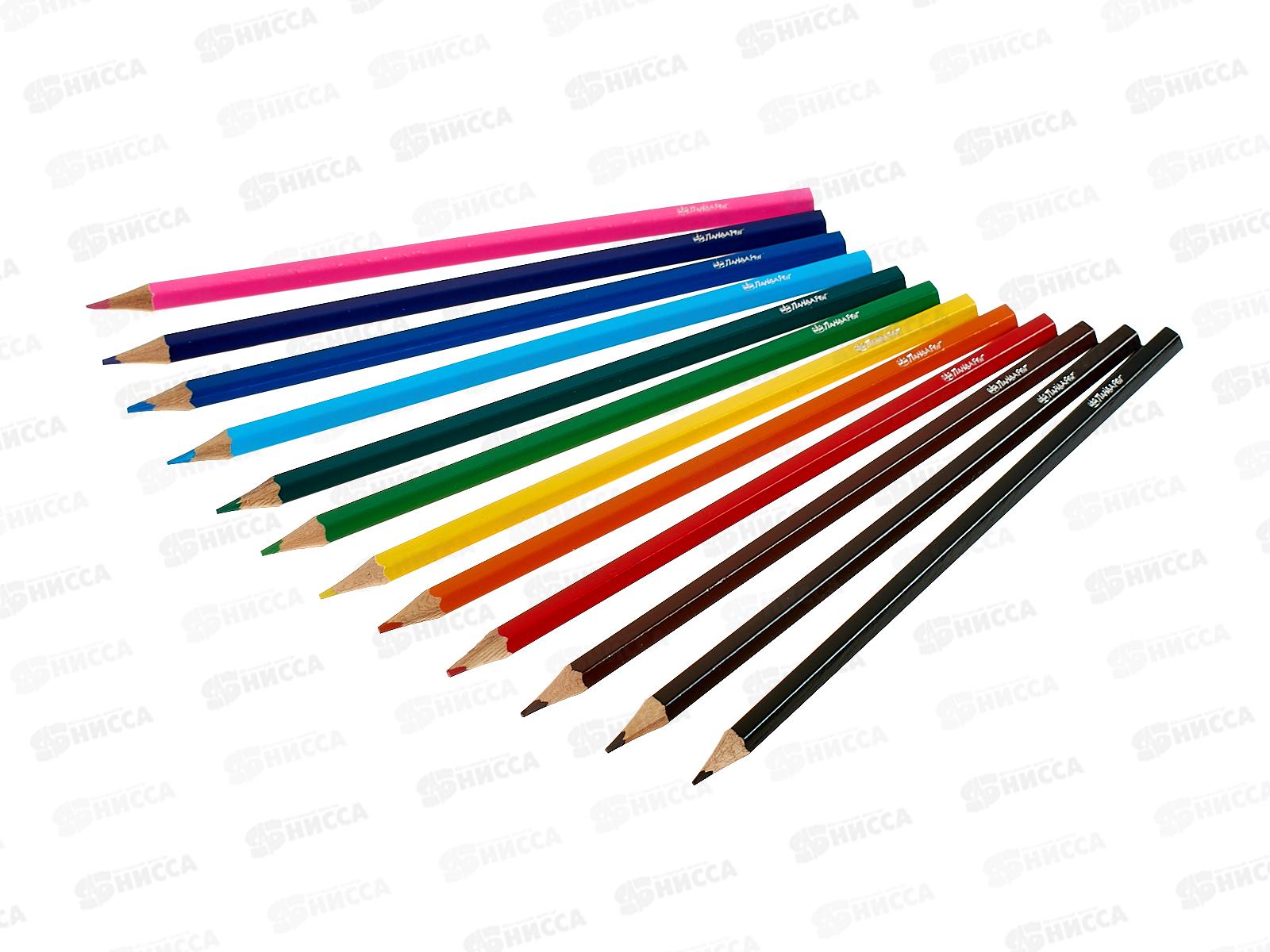 Карандаши 12цв ПандаРог &quotФутбол&quot деревянные, 15-3154 *12/240