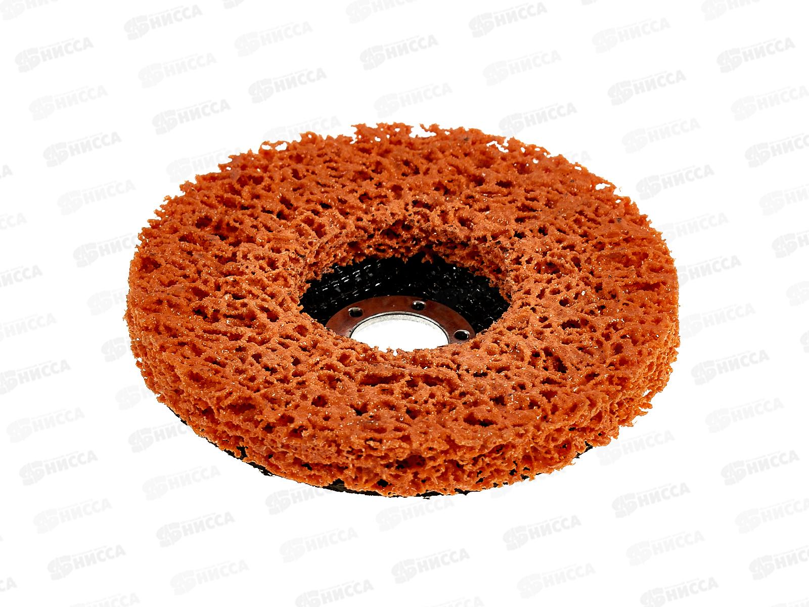 Круг зачистной КОРАЛ 125*22мм оранжевый  агрессивный (с керамическим зерном), но с эластичной структурой