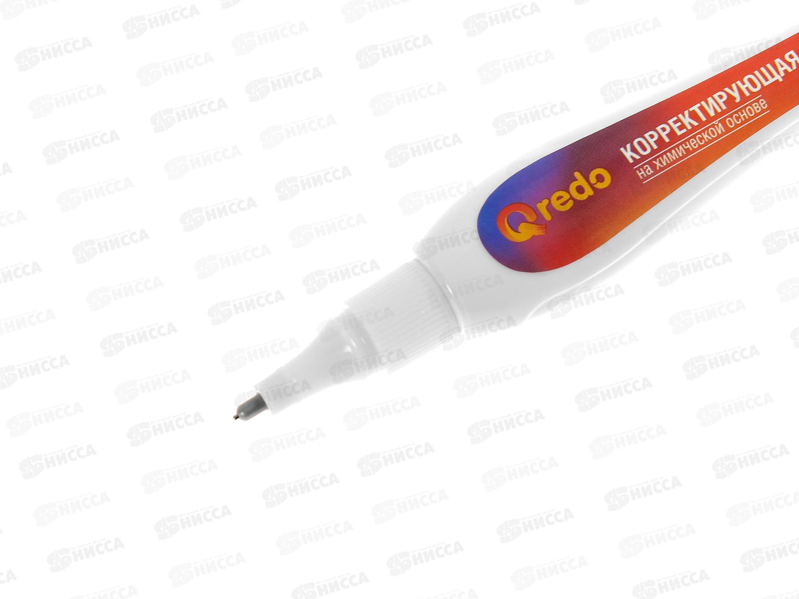 Корректор кар. QREDO  7мл, пласт. наконечник, 15-2185  *12/1200