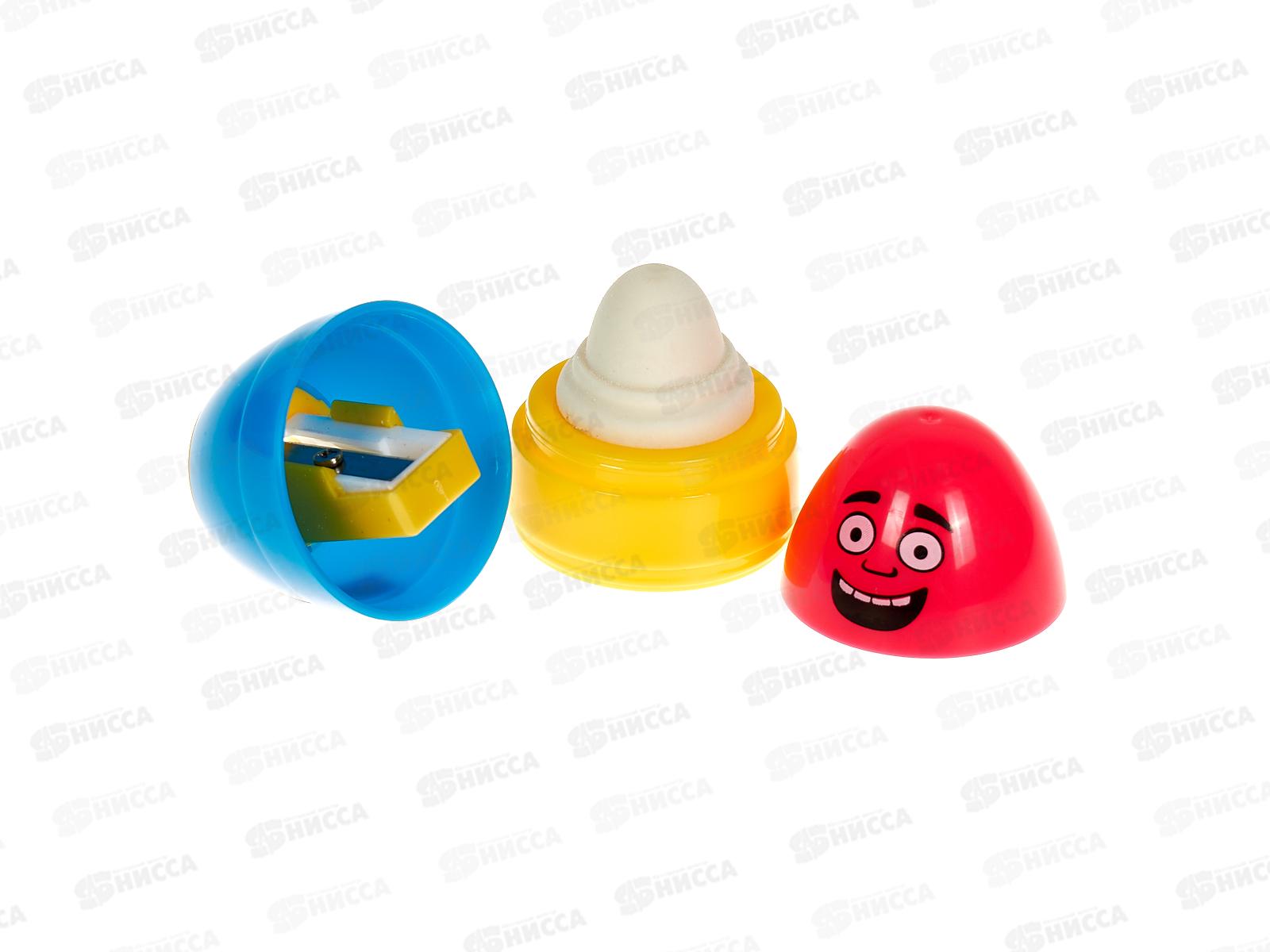 Ластик ПандаРог с точилкой, 60х40мм, с держат.,15-3640 *16/96