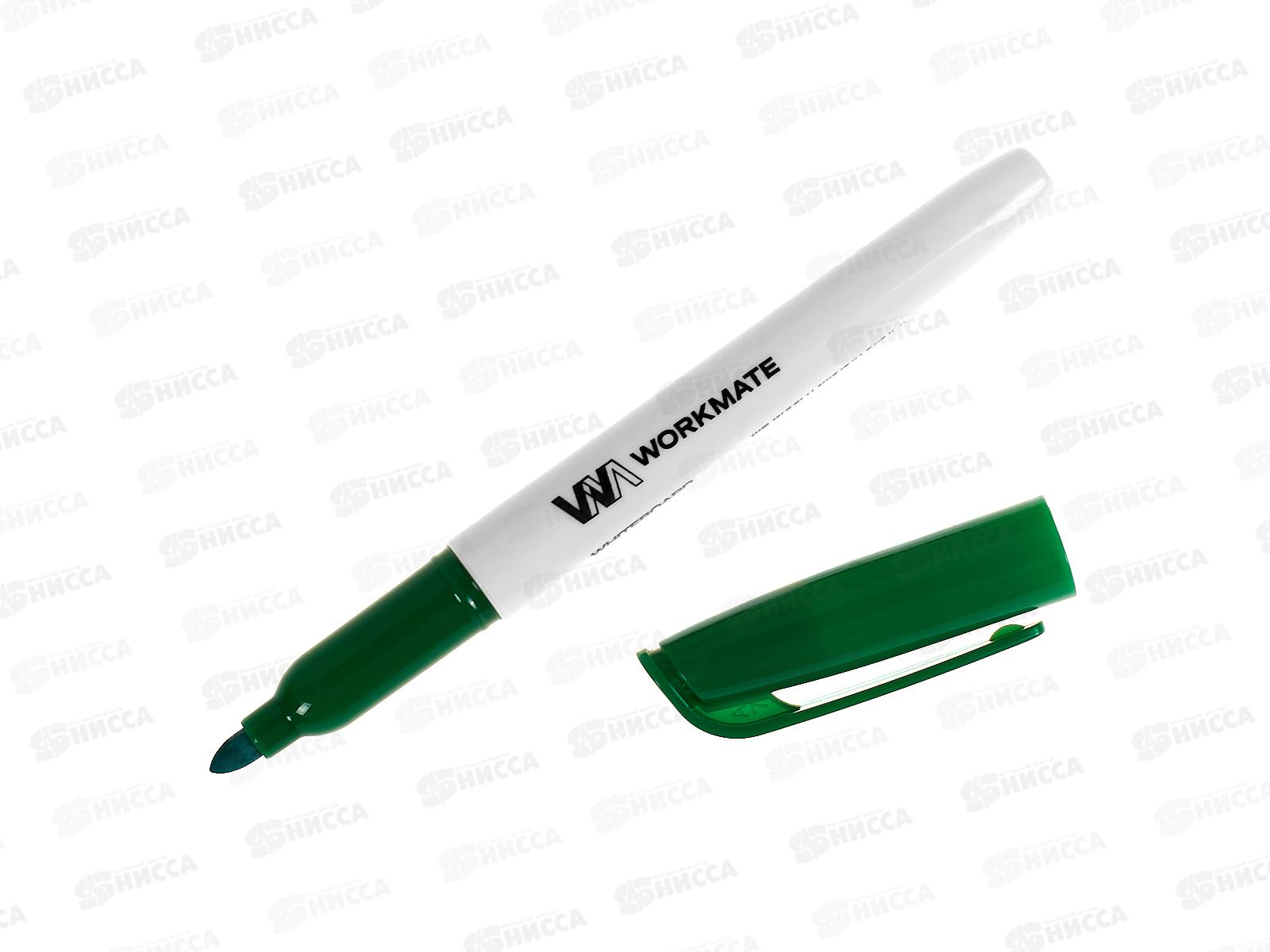 Маркер для доски Workmate W-8, 1-3мм, зеленый, 14-7766  *12/144/864