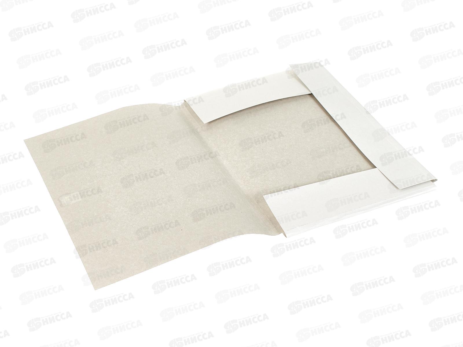 Папка д/бумаг на завязках,OfficeSpace немел., P280г белая158537 *200