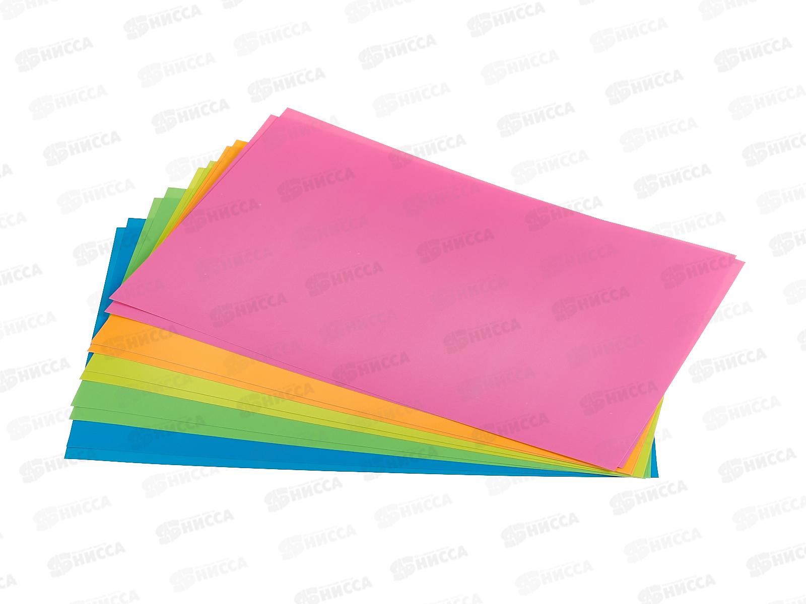 Цветной карт. А4 АЛЬТ 10л,5цв. Флуор, 11-410-40*35