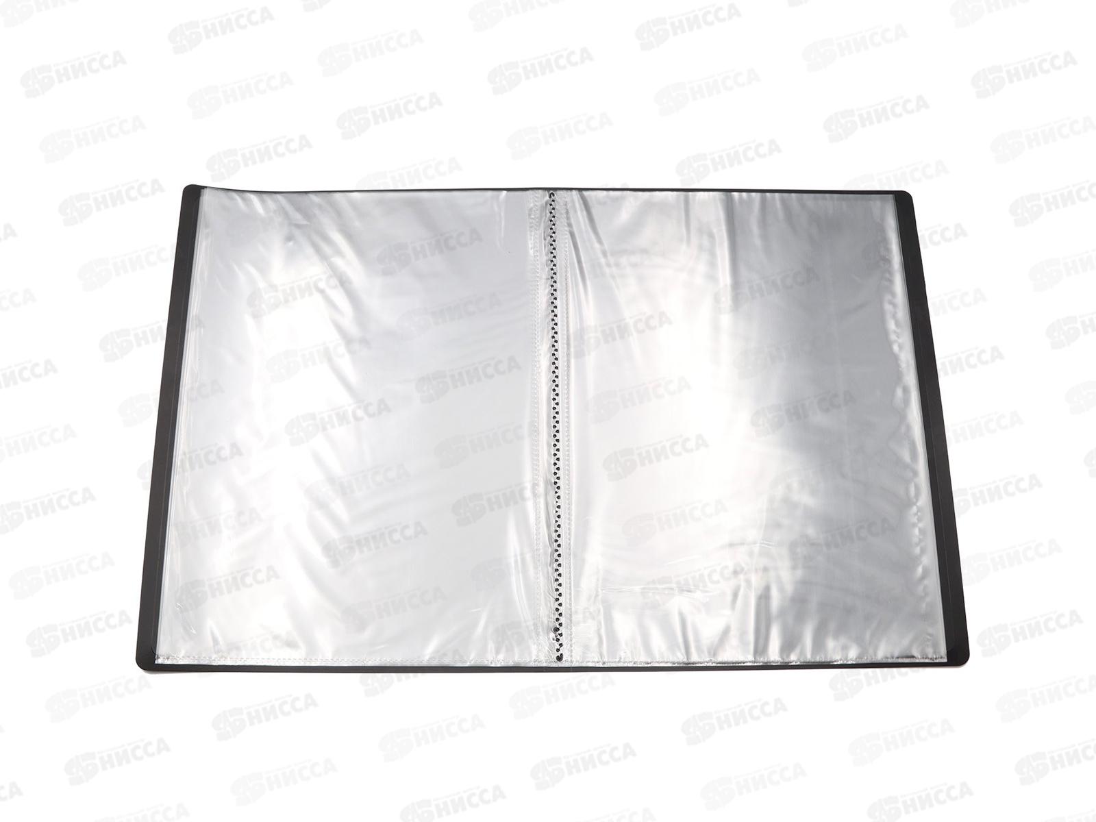 Папка с мульт. 100стр Workmate, 40мм, А4, 700мкм, черная, 15-6188 *18