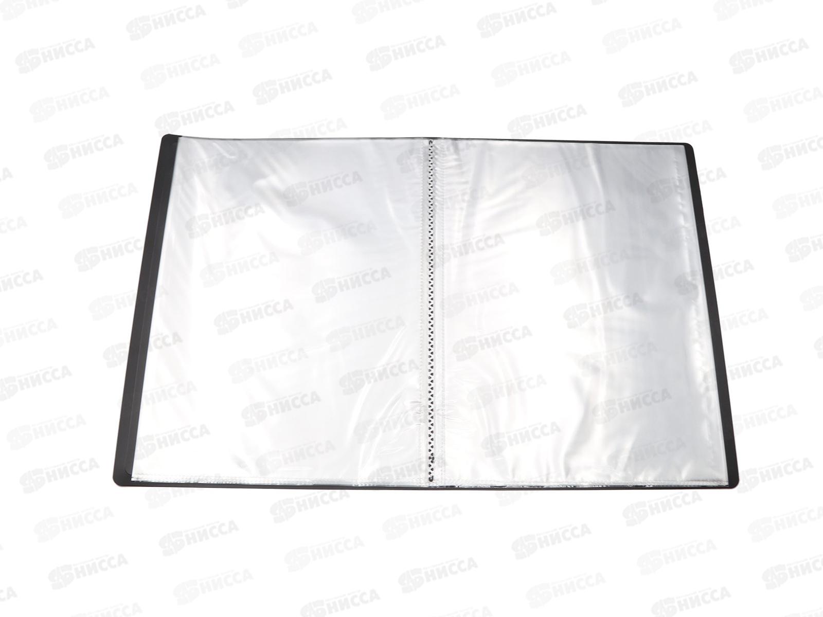 Папка с мульт.  30стр Workmate, 15мм, А4, 500мкм, черная, 15-6158 *30