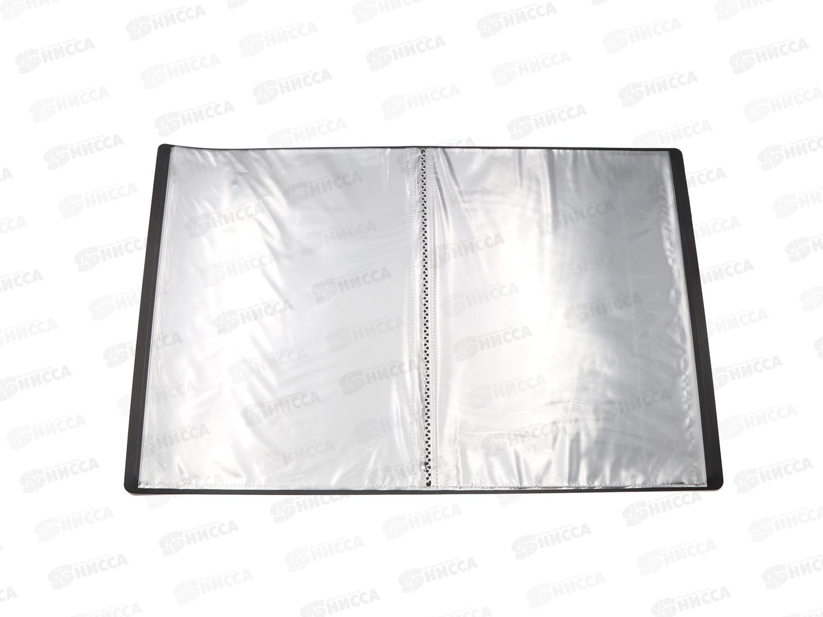 Папка с мульт.  60стр Workmate, 40мм, А4, 700мкм, черная, 15-6164 *25