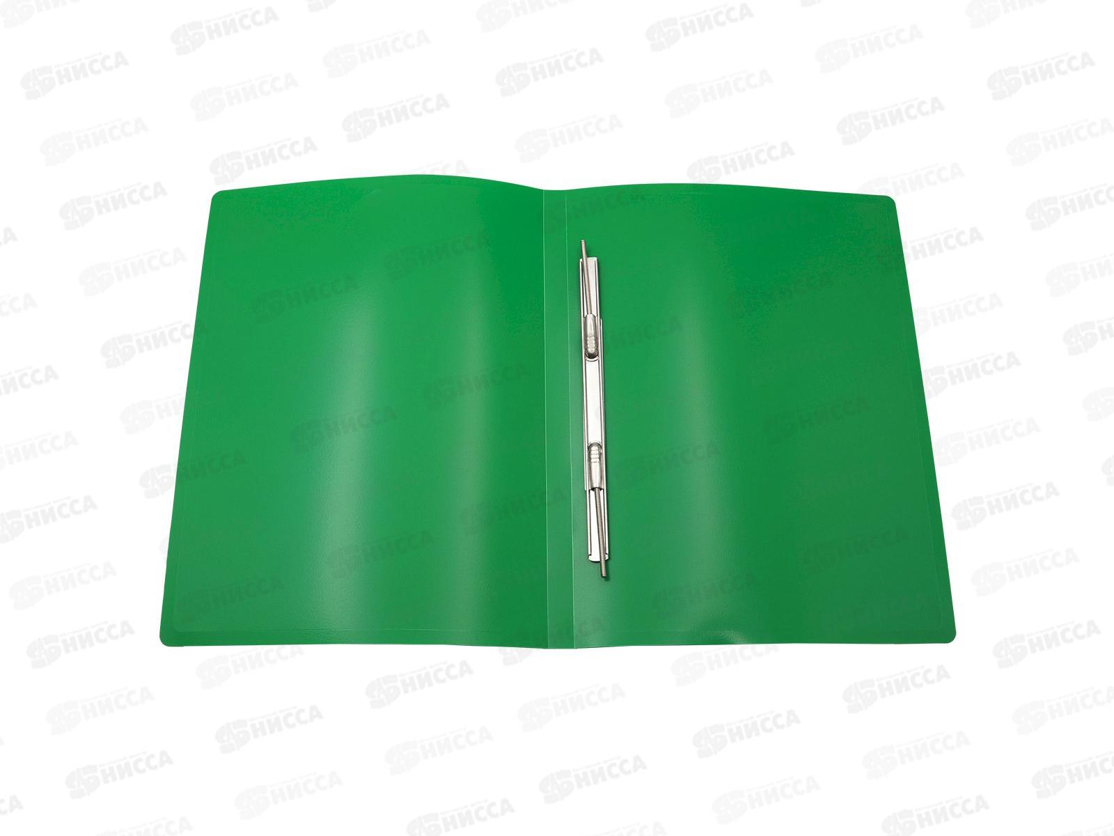 Папка с пружинным скоросшивателем Workmate А4, зеленая, 15-6146 *20