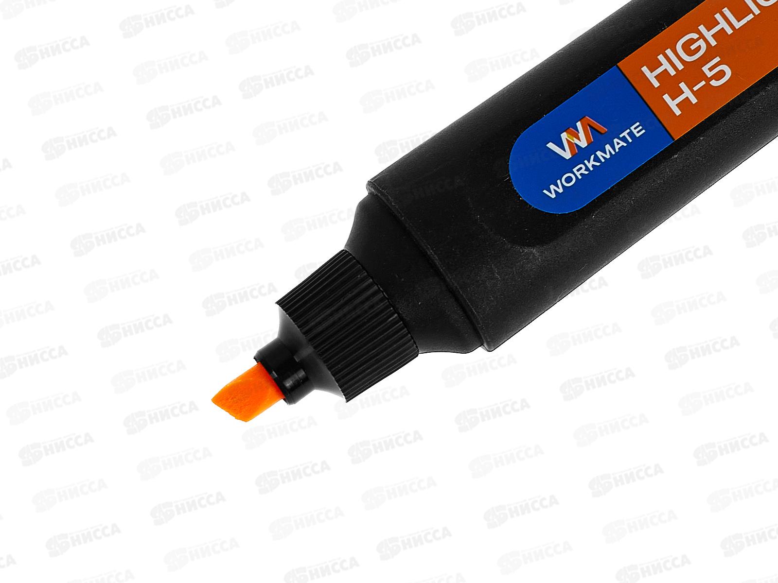 Маркер Workmate Н-5 текст. оранжевый, 1-4мм, 15-6714 *12/576