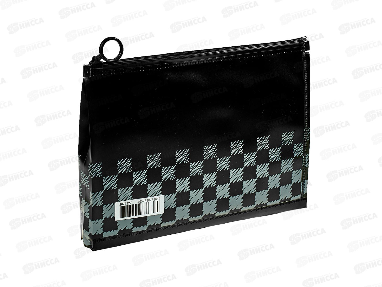 Папка на молнии deVENTE Total black А5 180мкм 3071327 *12