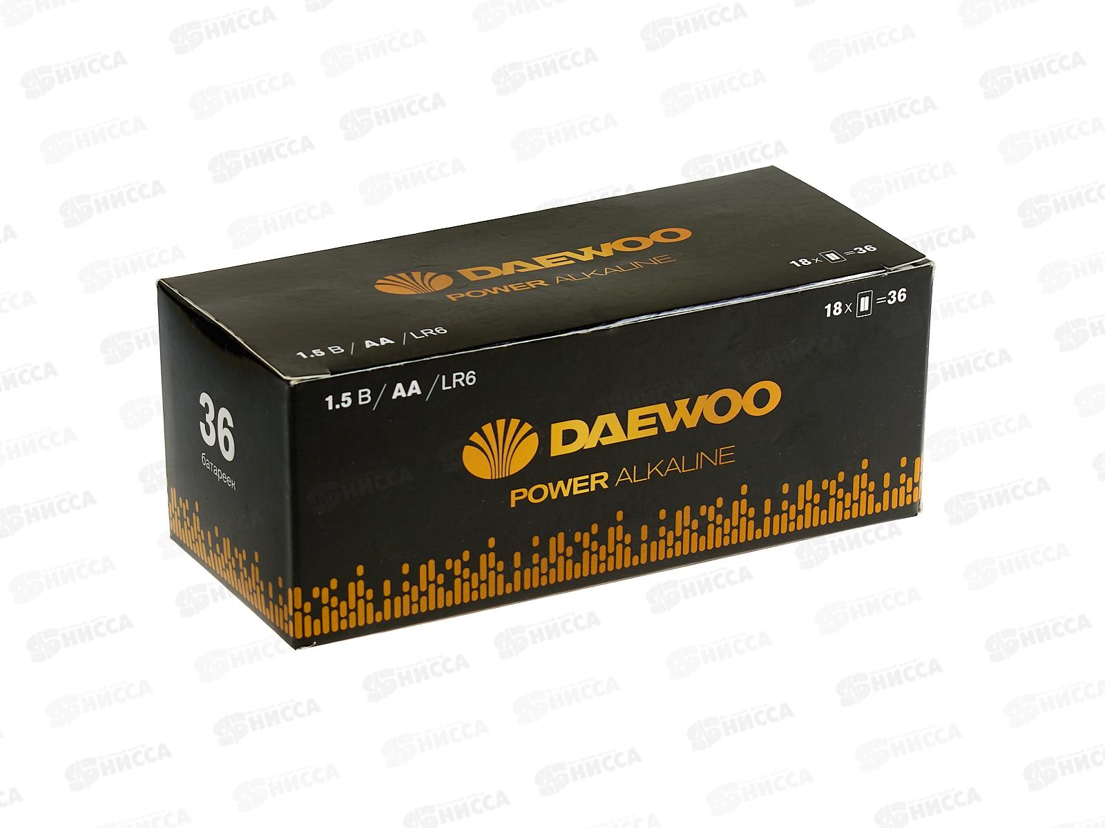 Батарейка ДЭУ LR6 Power Alkaline, Pack-36 *2/36/720
