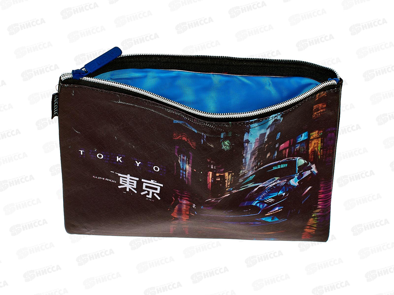 Папка д/тетр. deVente Label.Tokyo Drift А5 молния, иск.кожа 8053529 *1