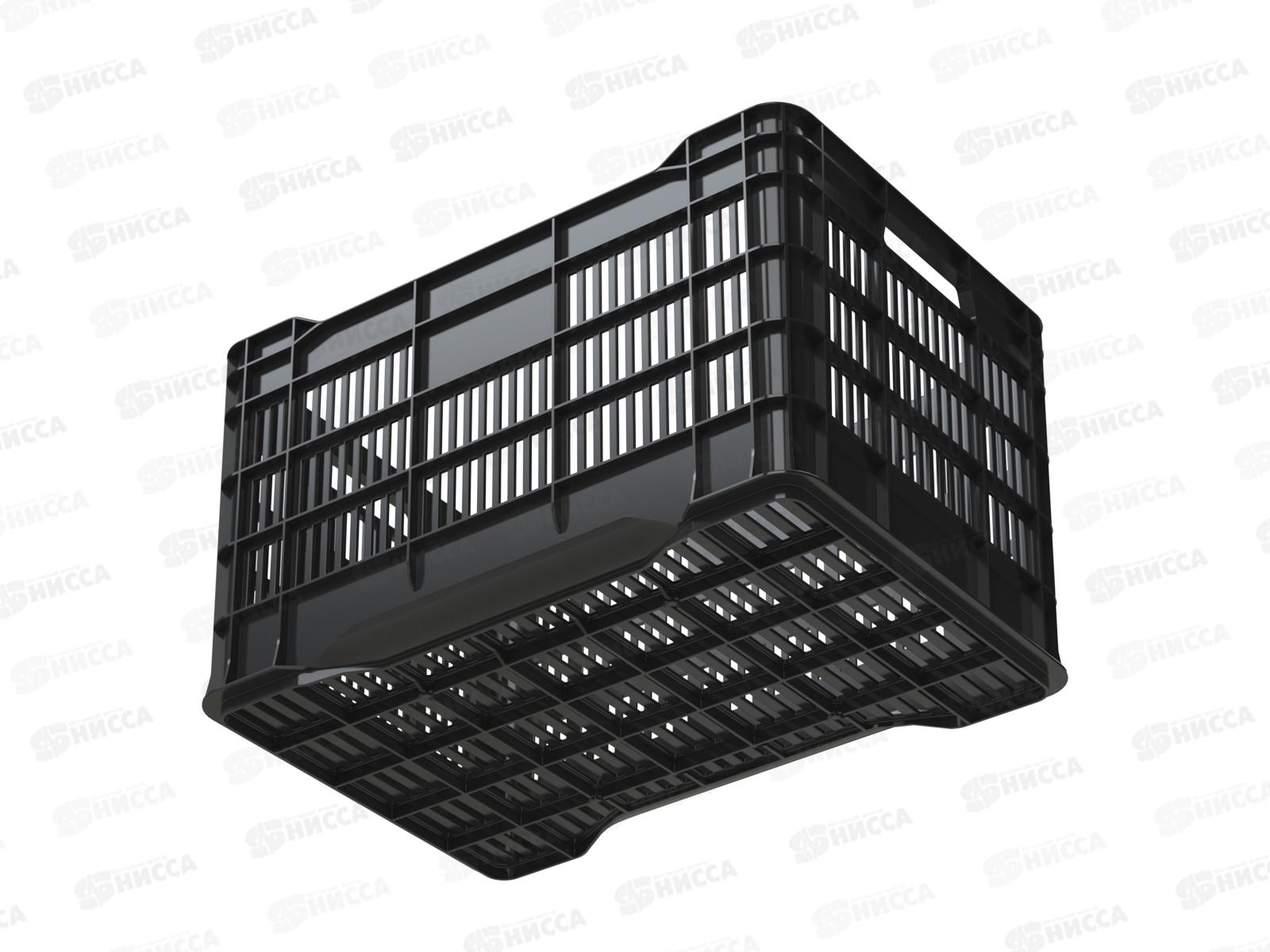 Ящик хозяйственный 45л (510х345х300мм) перфорированное дно, АП 108