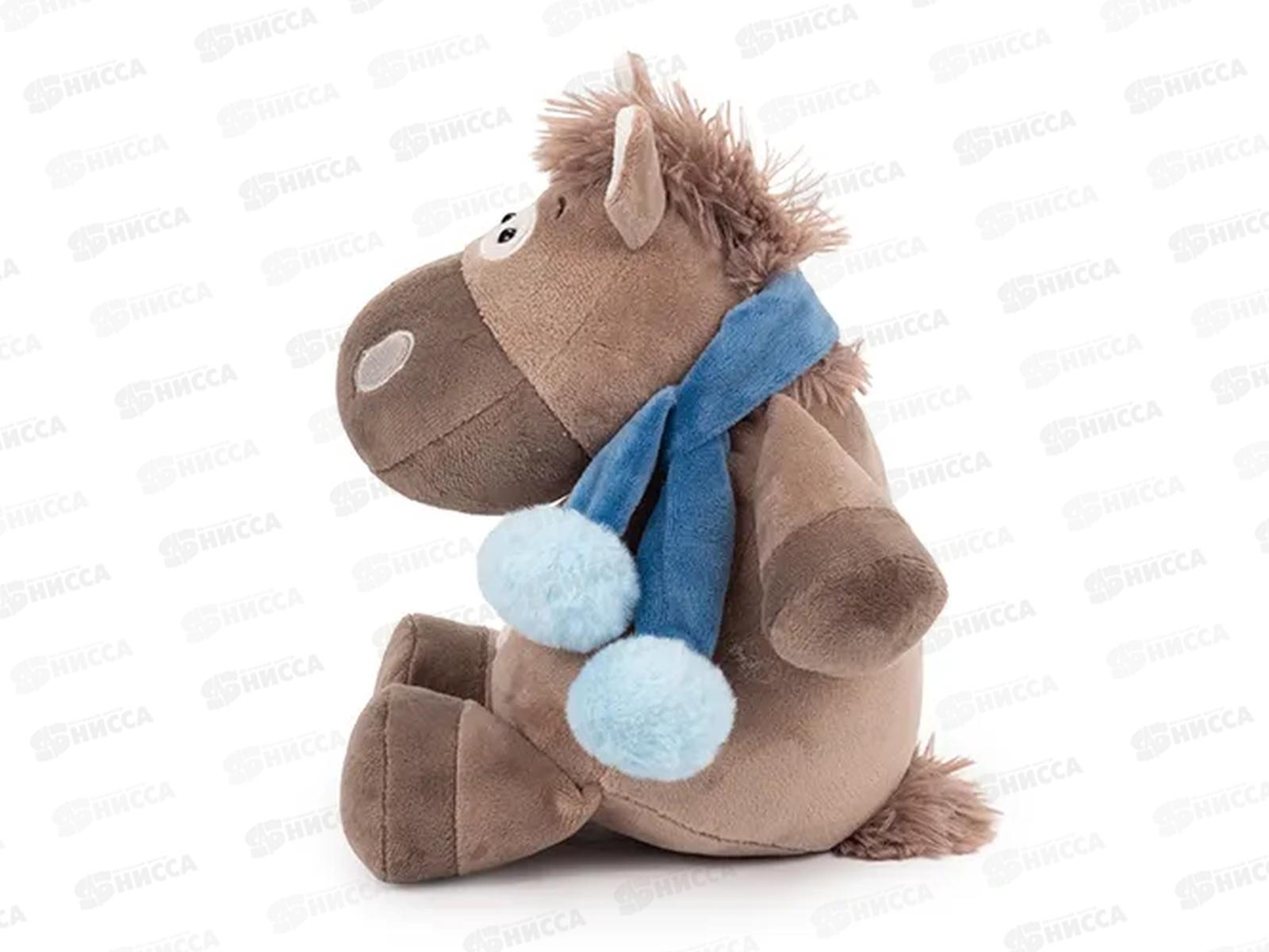 Коник Кай с шарфом, т. бирюзовый, 20см (КШКай/20/тбр)